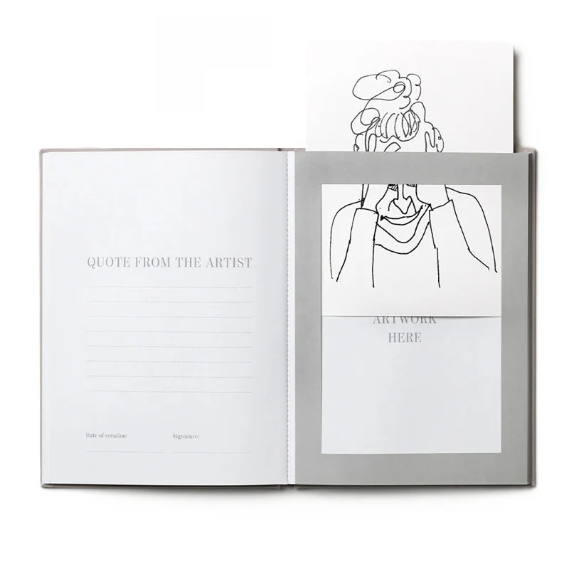 Album na rysunki GREAT ART beżowy ze złotym - Image 4