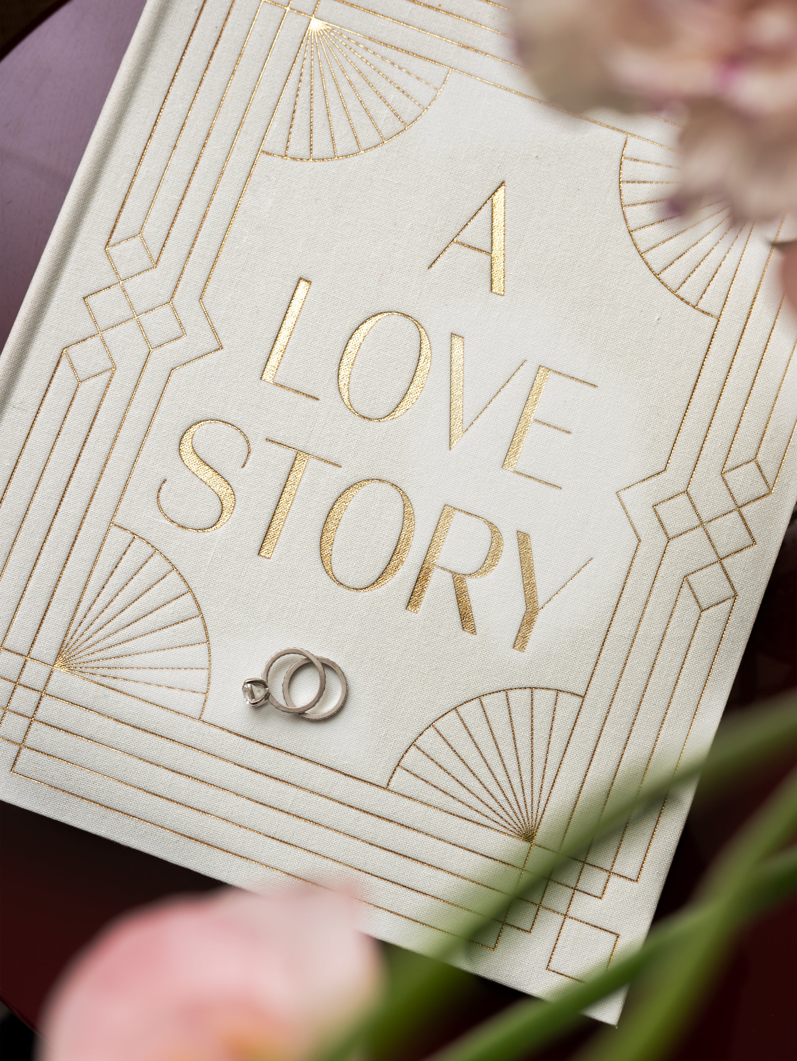 Album na zdjęcia A LOVE STORY biały ze złotym - Image 3