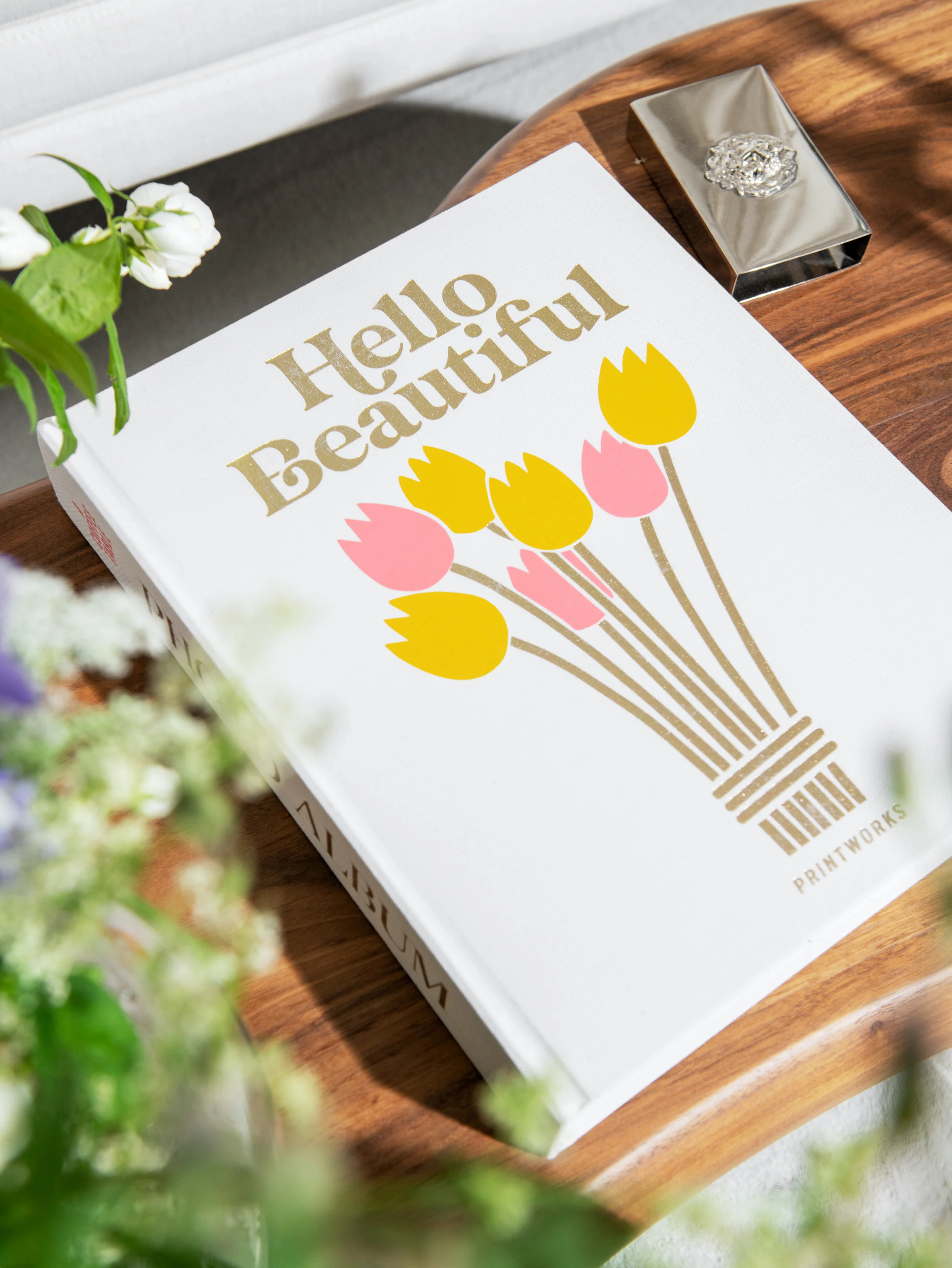 Album na zdjęcia HELLO BEAUTIFUL biały ze złotym - Image 7