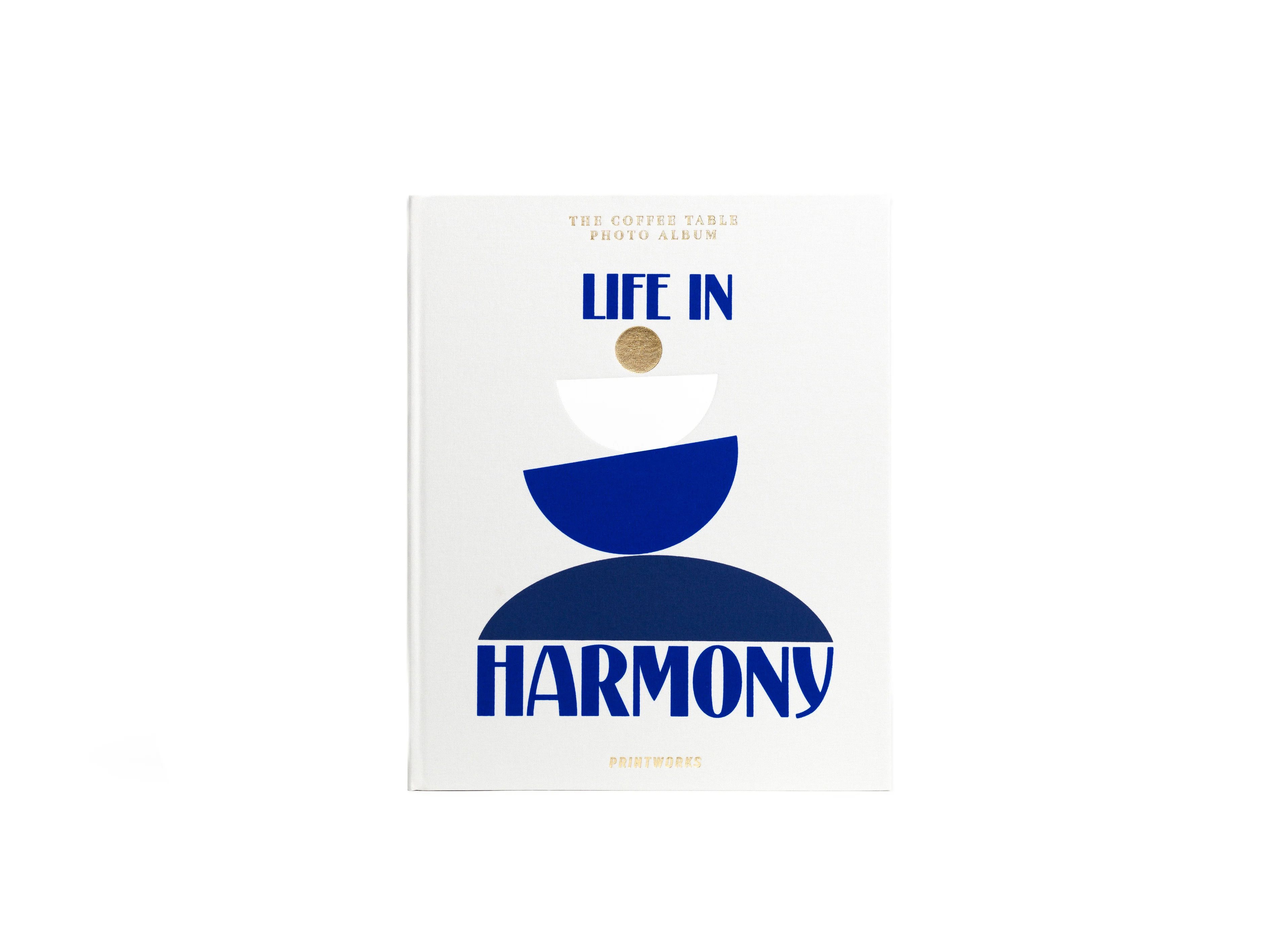 Album na zdjęcia LIFE IN HARMONY beżowy z niebieskim - Image 3