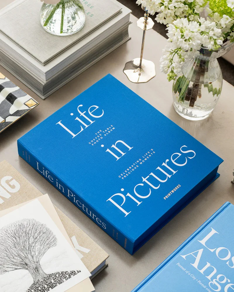 Album na zdjęcia LIFE IN PICTURES niebieski z białym - Image 4