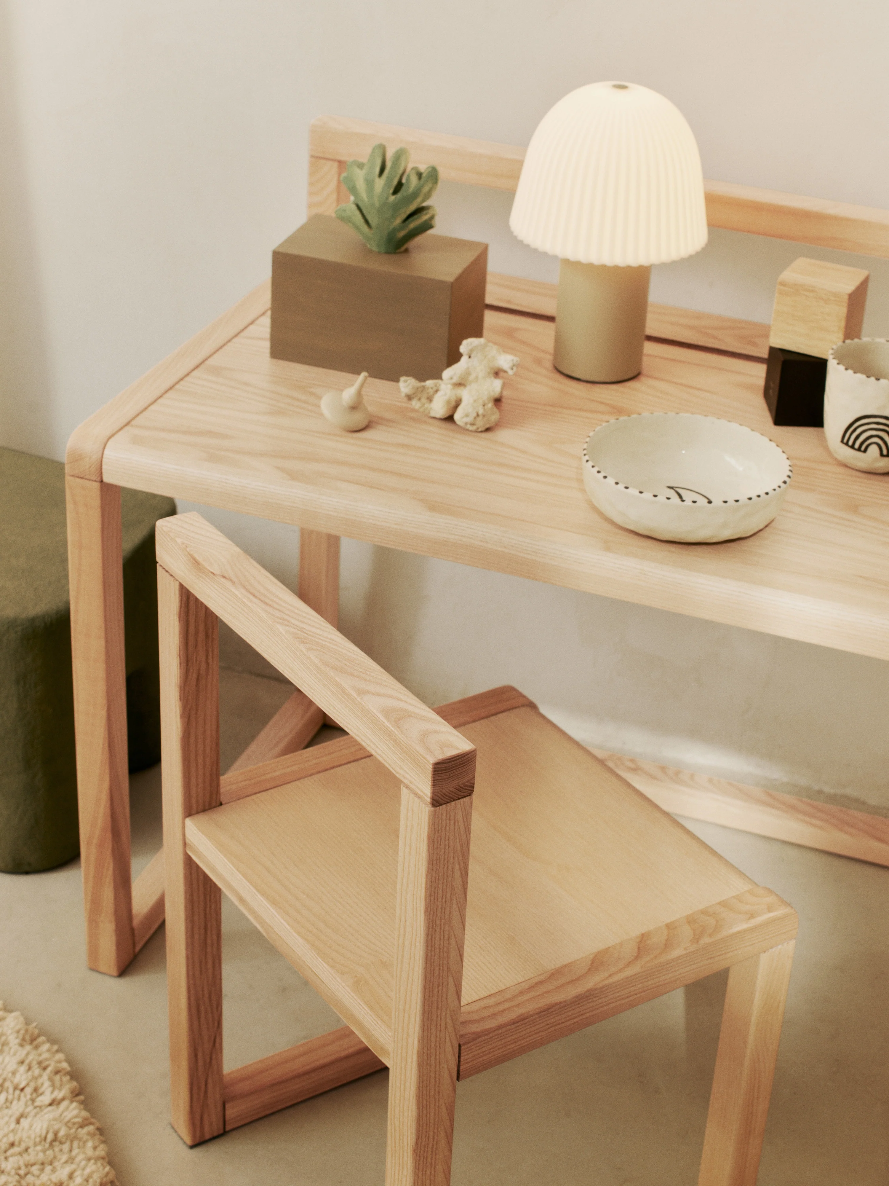 Biurko dziecięce LITTLE ARCHITECT fornir jesionowy - Image 3