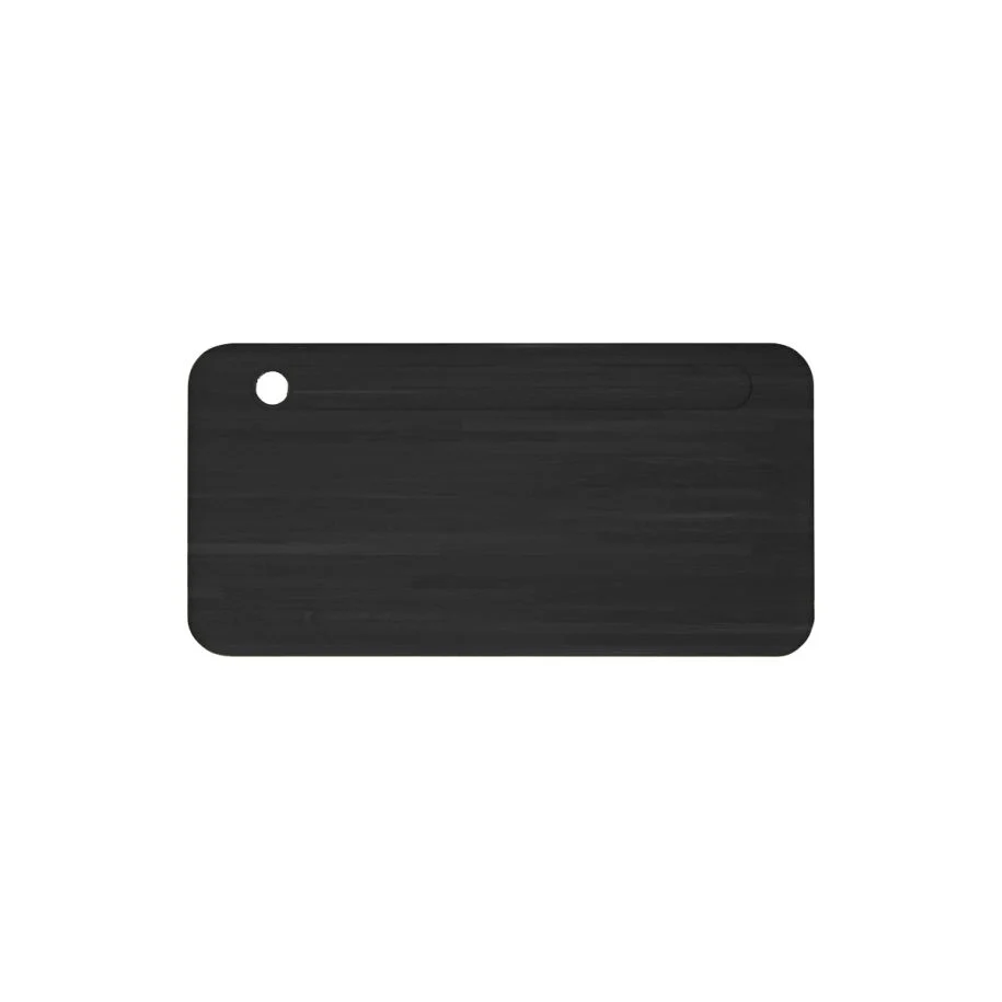 Biurko SLAB czarne drewno dębowe - Image 4
