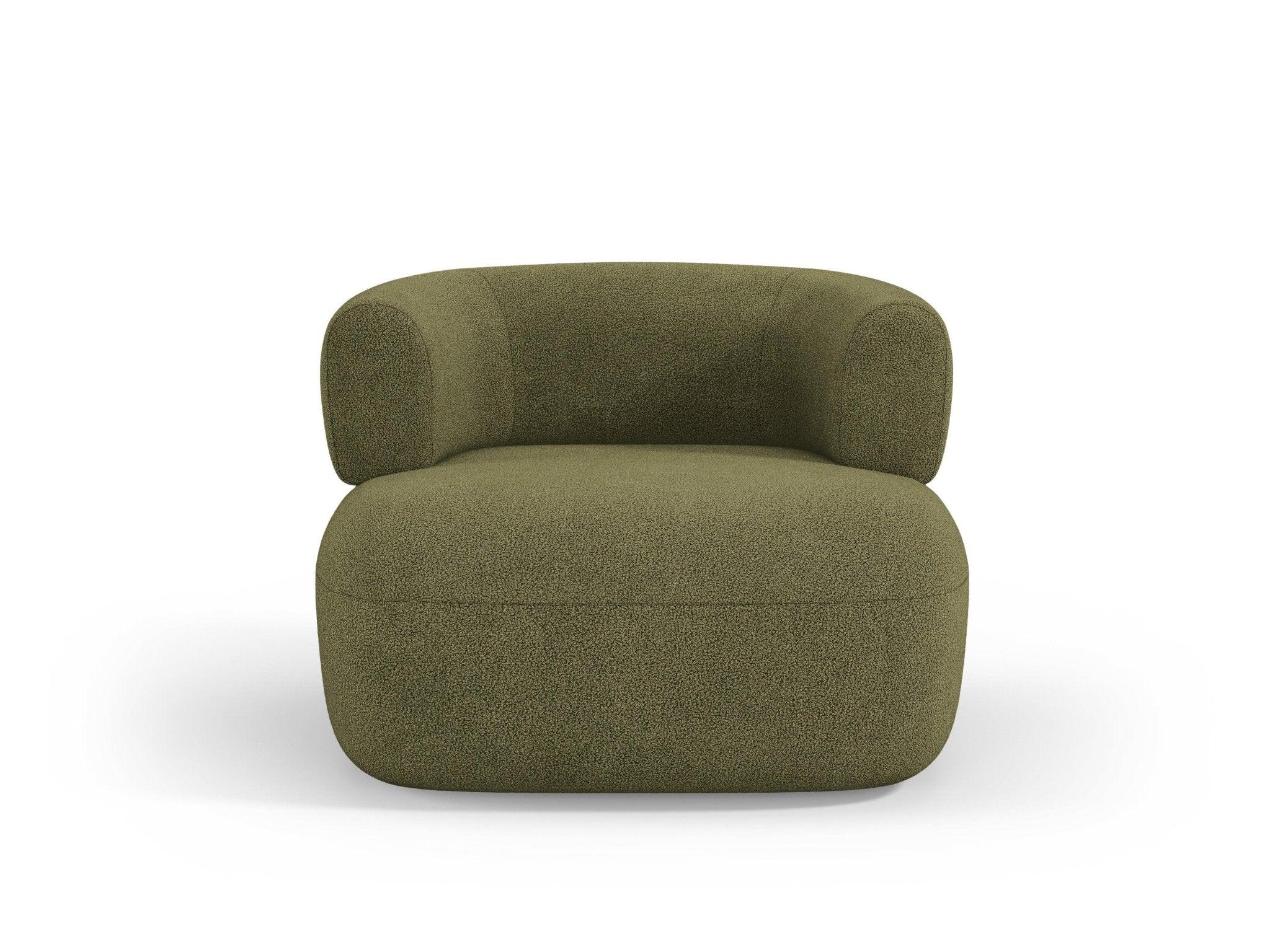 Fotel ALDRIN zielony boucle - Image 3