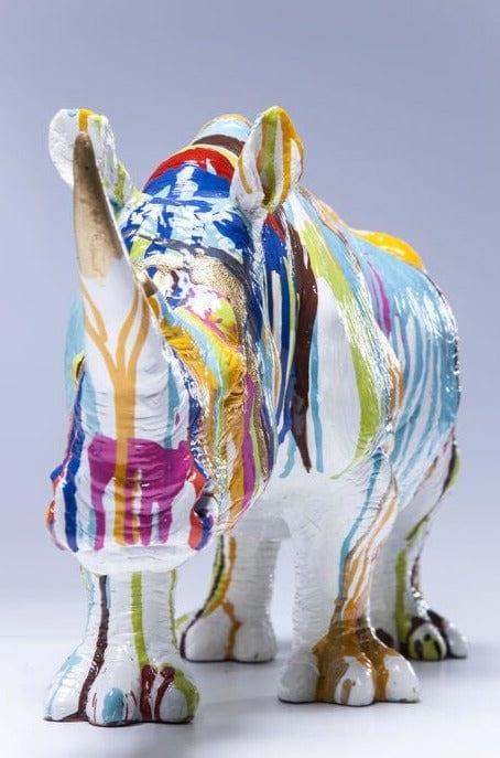 Figurka dekoracyjna RHINOCEROS wielokolorowy - Image 3