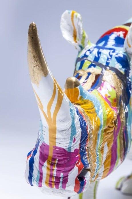 Figurka dekoracyjna RHINOCEROS wielokolorowy - Image 7