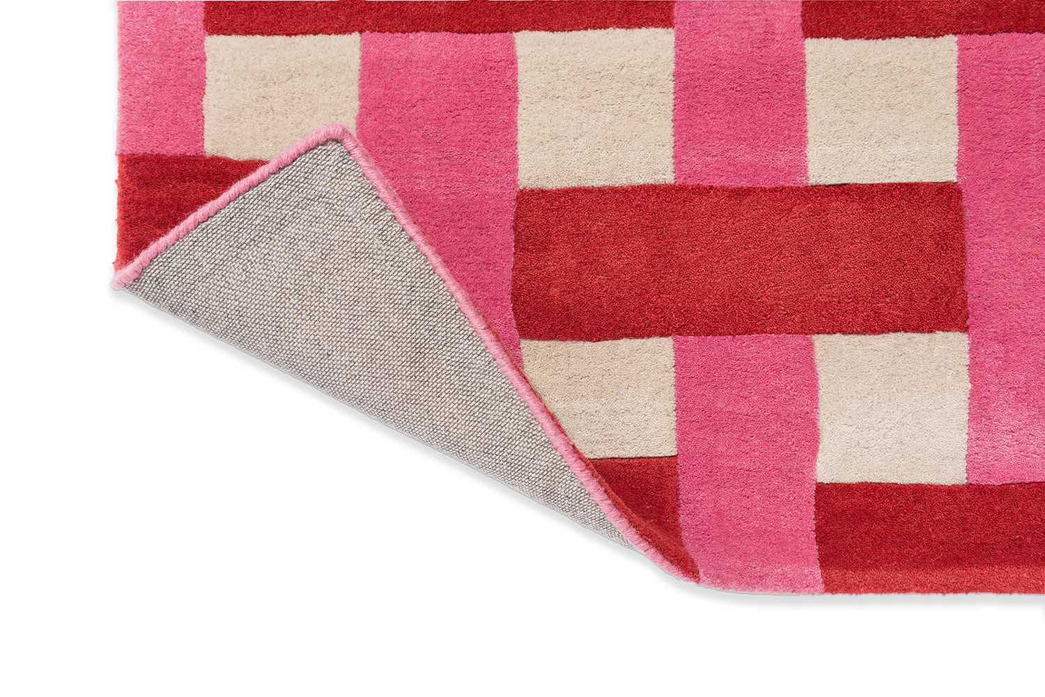 Dywan BASKETWEAVE CORAL ROSE czerwono-różowy - Image 7