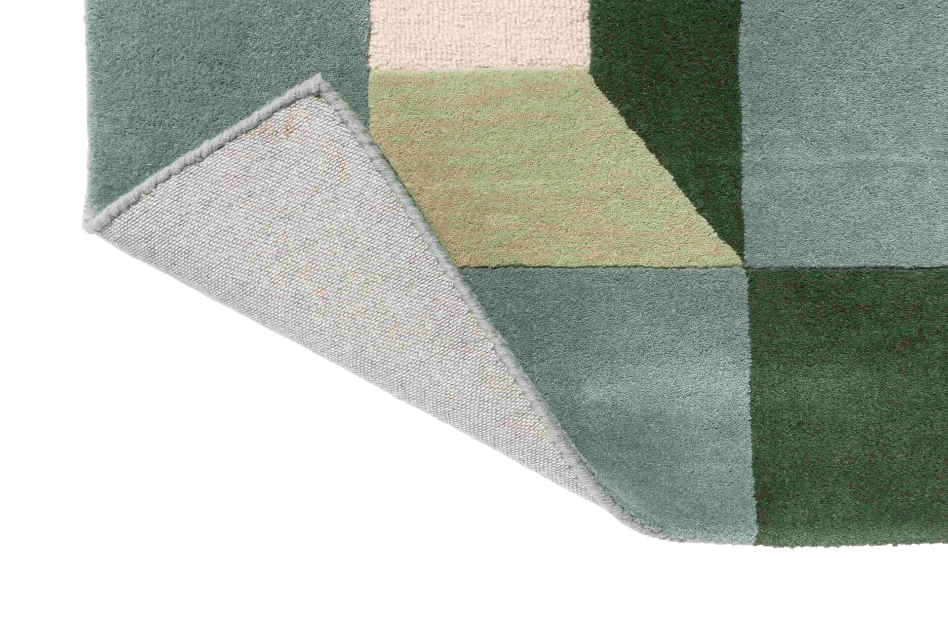 Dywan BLOCKS FERN zielono-beżowy - Image 5