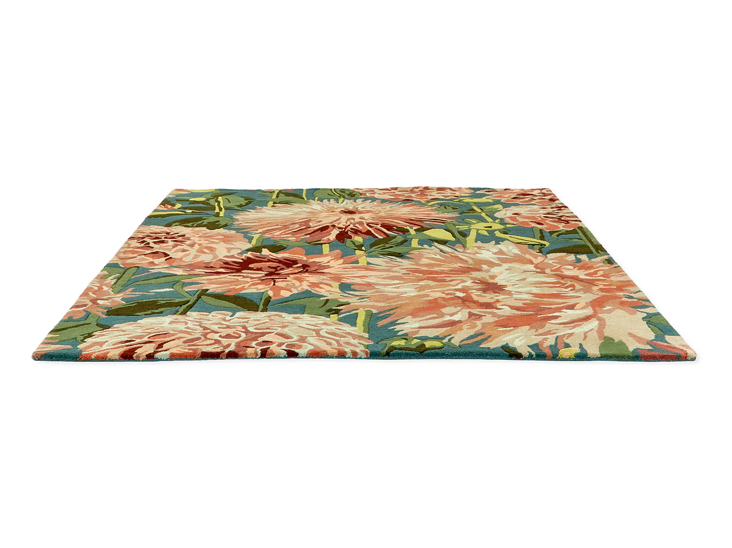 Dywan DAHLIA CORAL WILDERNESS pomarańczowo-zielony - Image 3