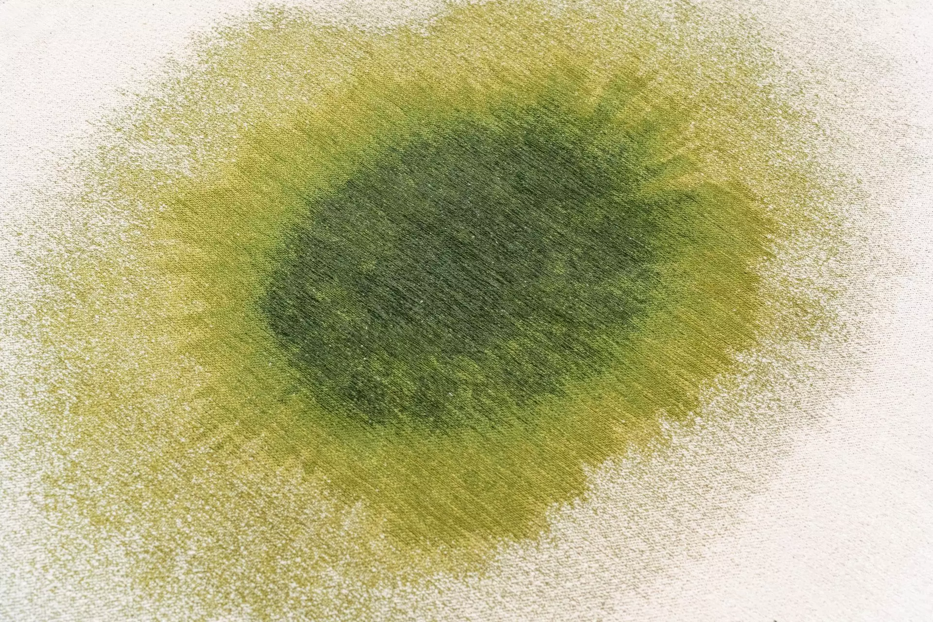 Dywan DROP biały z zielonym - Image 3
