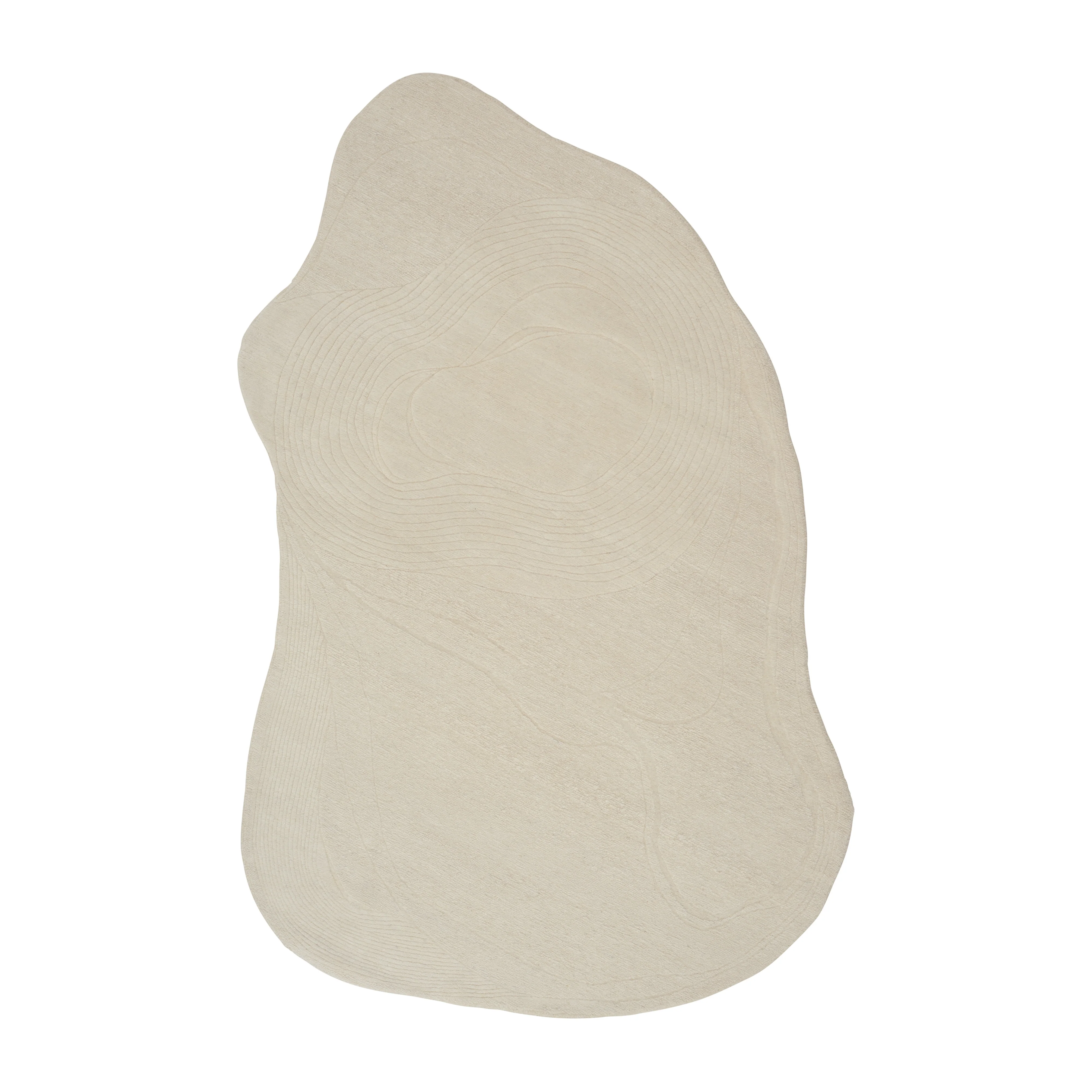 Dywan owalny FLUID FOSSIL beżowy