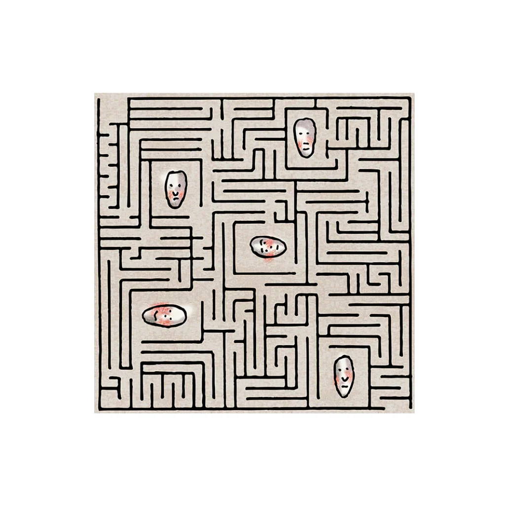 Dywan LABYRINTH beżowy