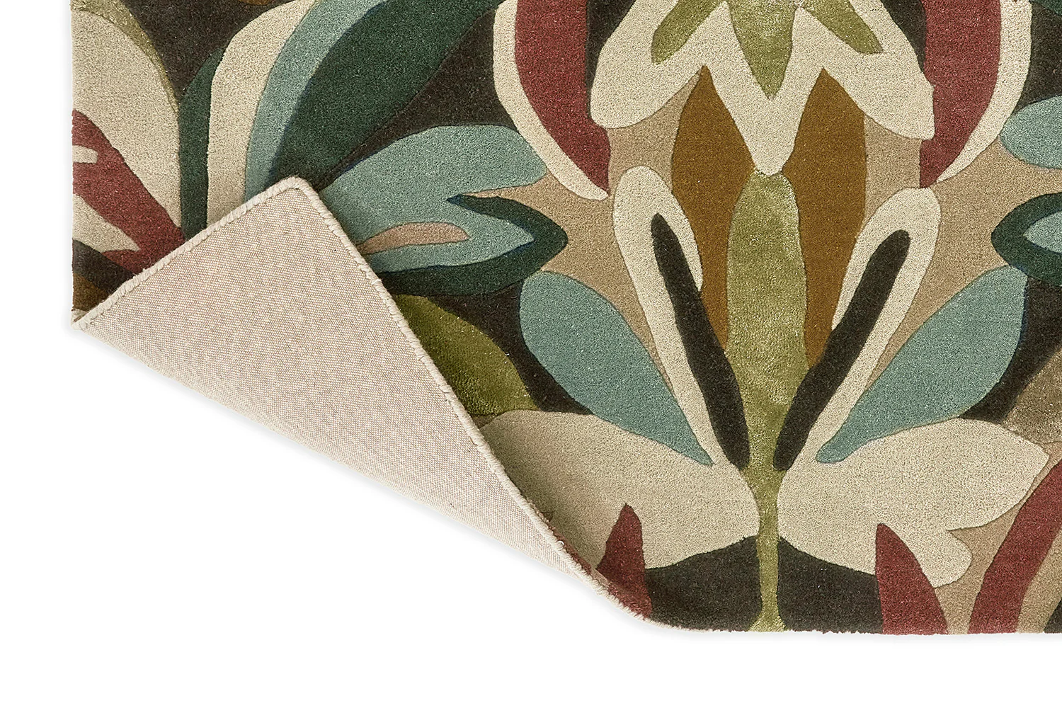 Dywan MELORA POSITANO SUCCULENT zielono-brązowy - Image 6