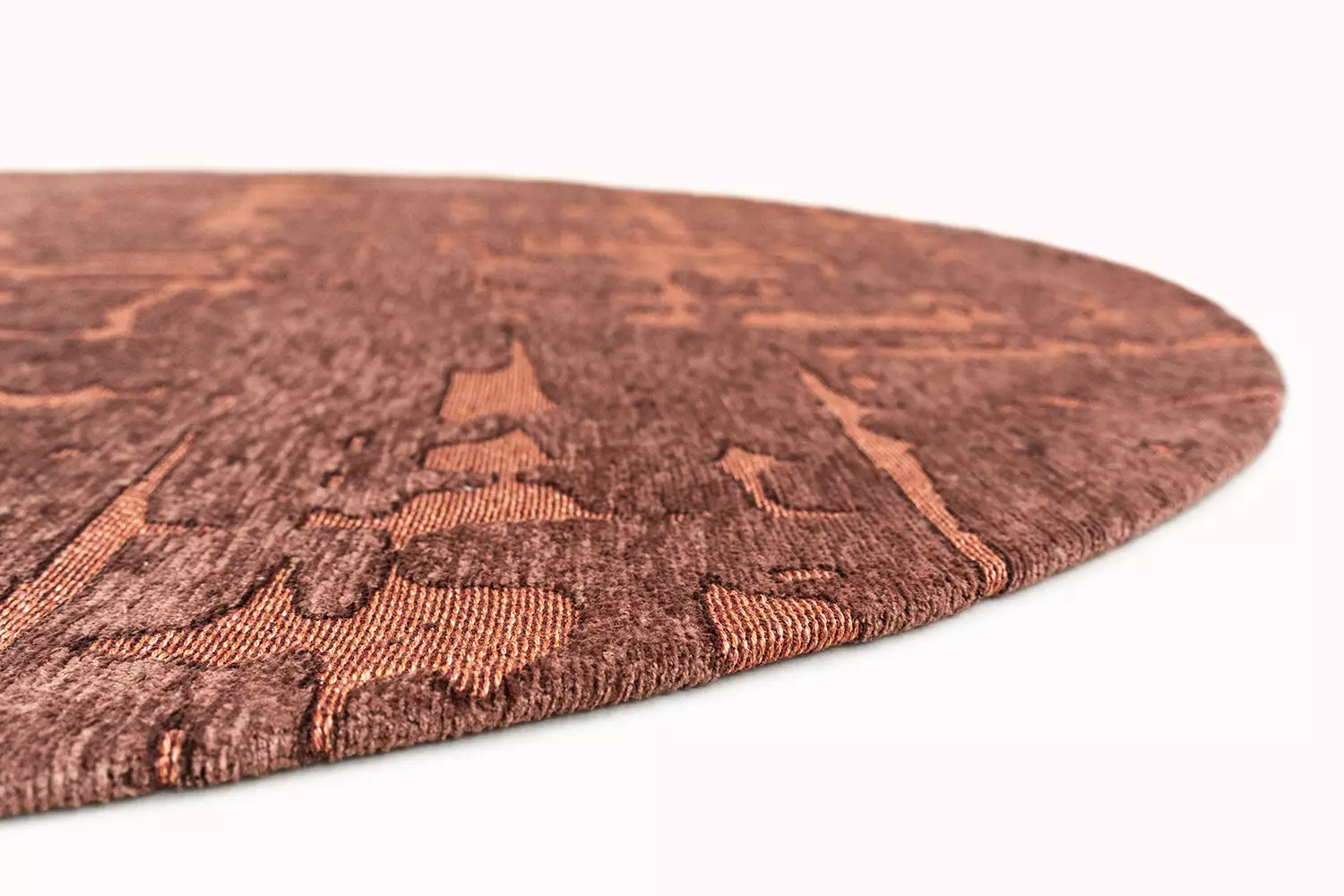 Dywan owalny BAOBAB ZA COPPER łososiowy - Image 3