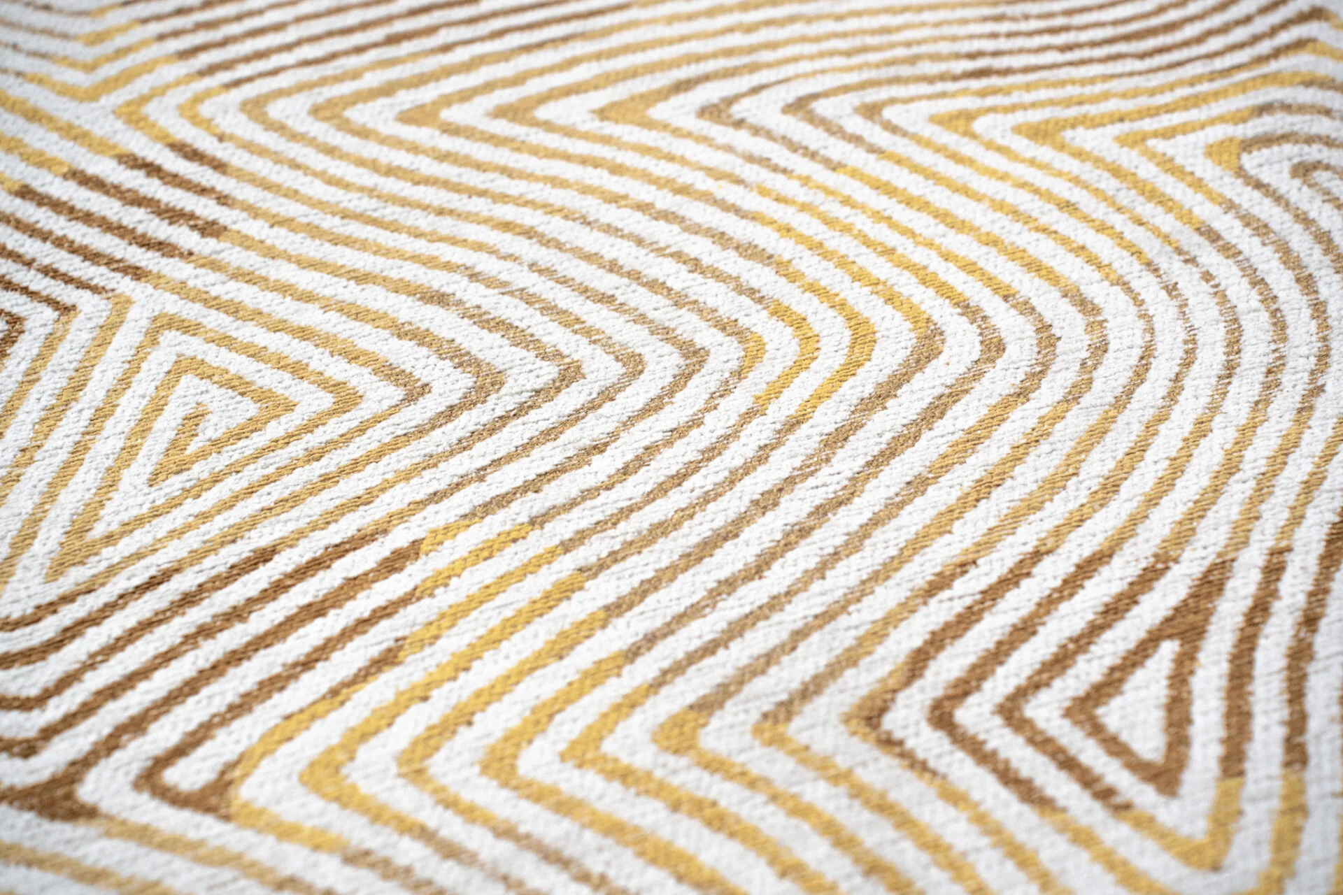 Dywan okrągły CORAL YELLOW HIPPY żółto-beżowy - Image 4