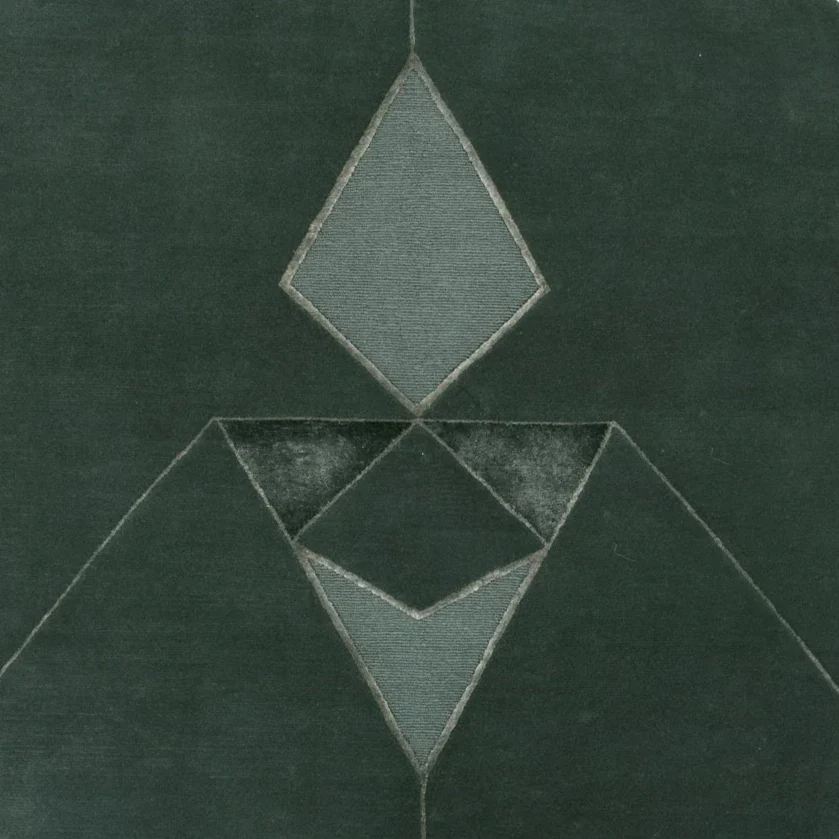 Dywan okrągły MACHIKO - GRANITE zielony - Image 3