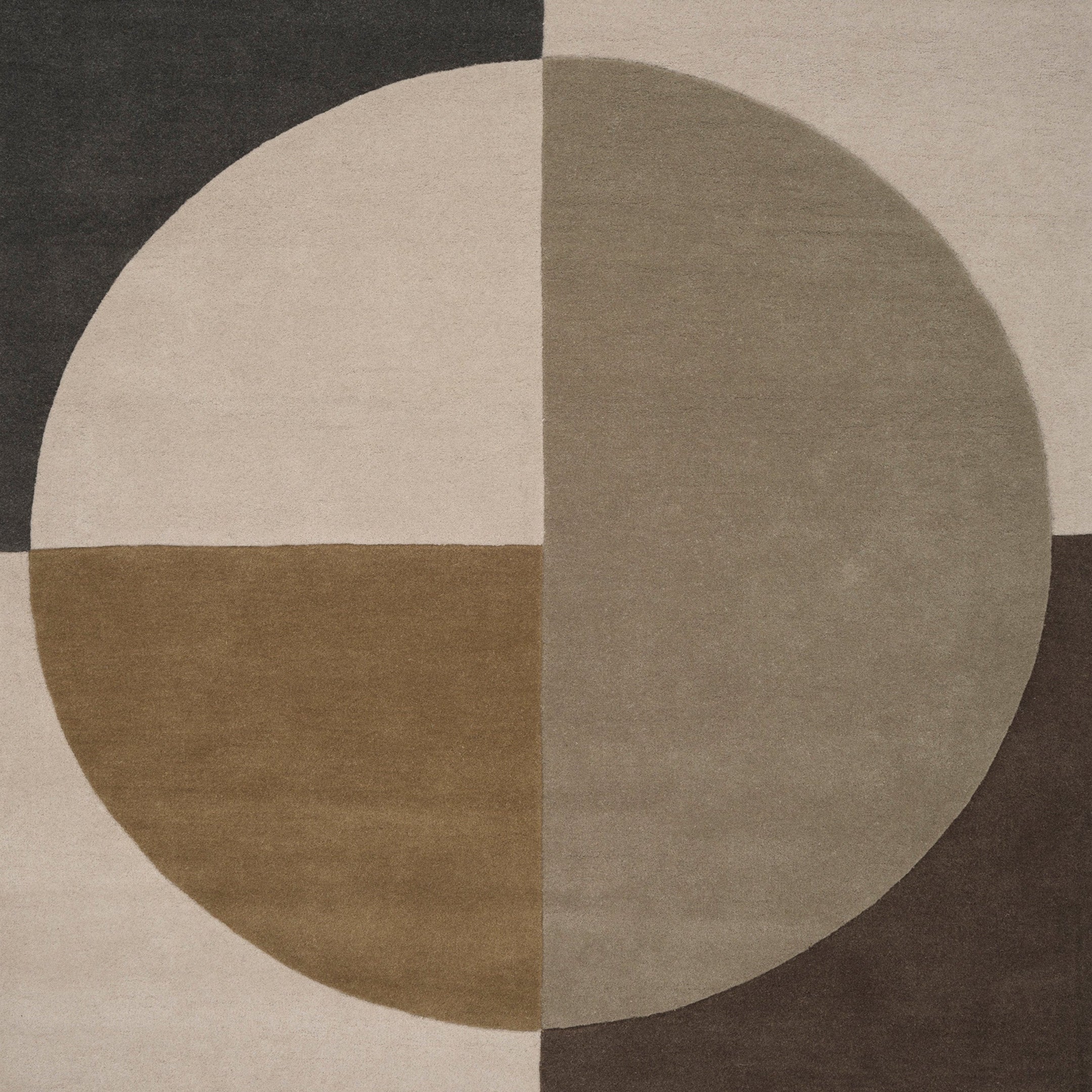 Dywan RADIALITY - OLIVE beżowy z brązowym - Image 3