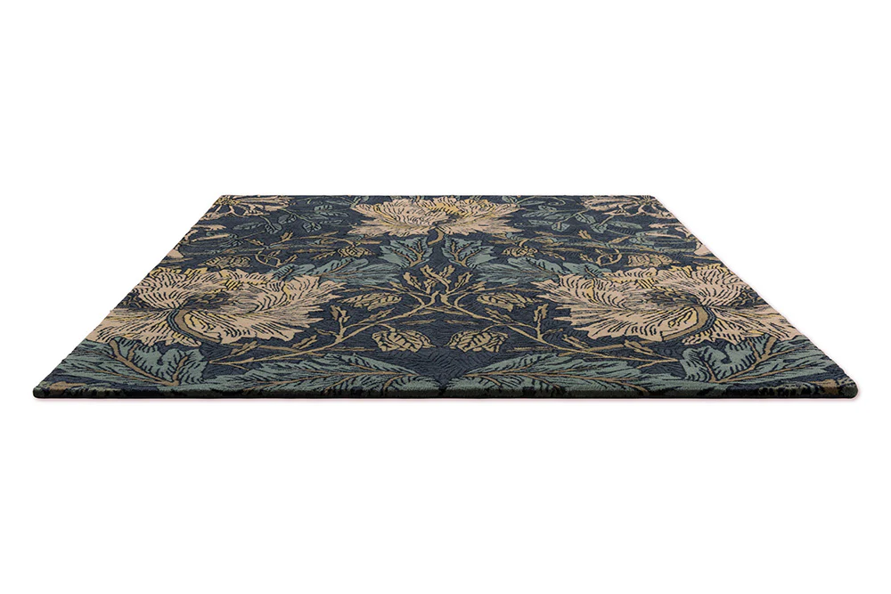 Dywan HONEYSUCKLE & TULIP TEAL granatowy - Image 8