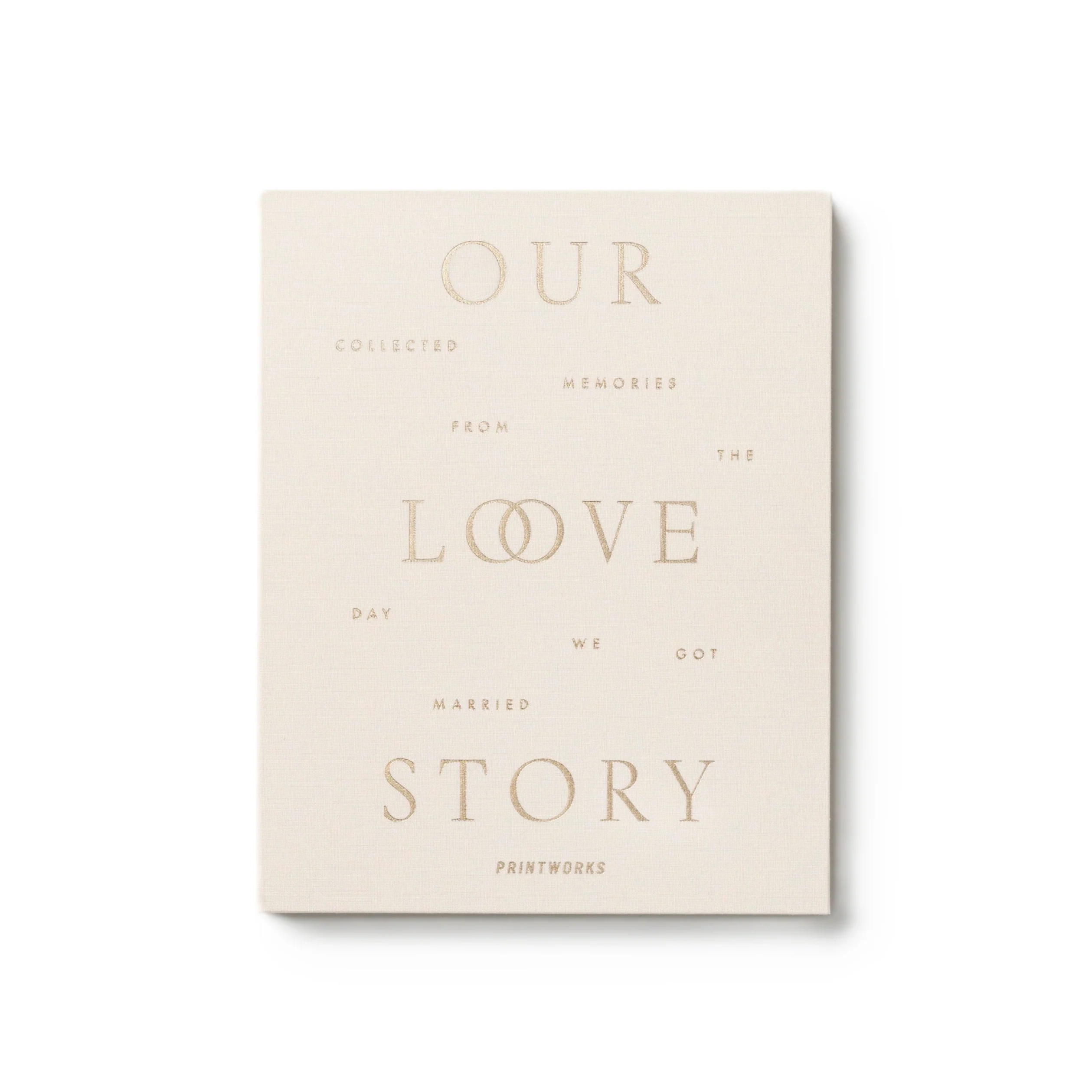 Dziennik ślubny OUR LOVE STORY beżowy z białym - Image 7