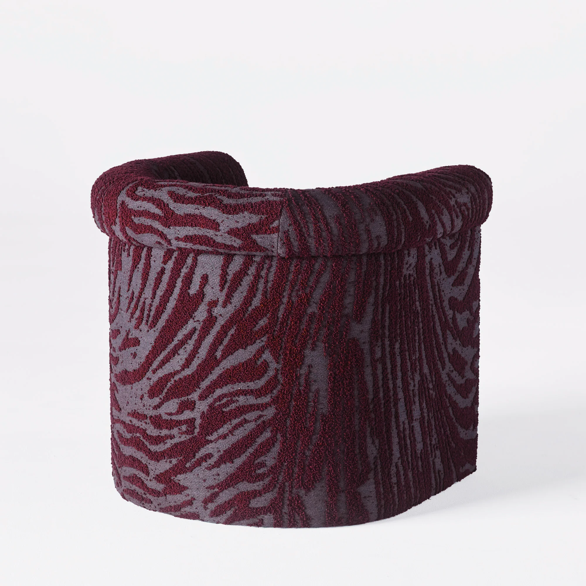 Fotel DECADENT burgundowy boucle - Image 5
