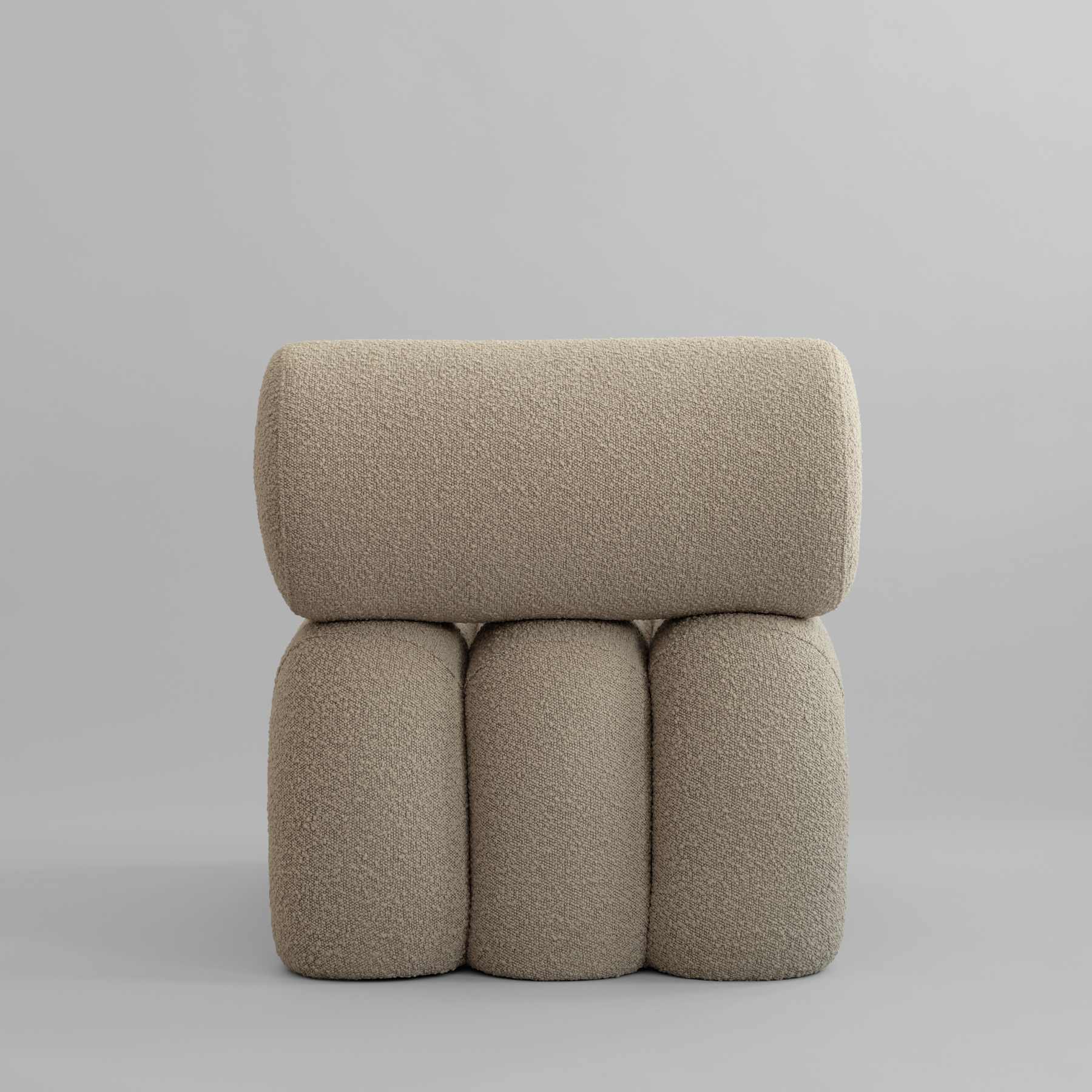 Fotel FOKU piaskowy boucle - Image 3