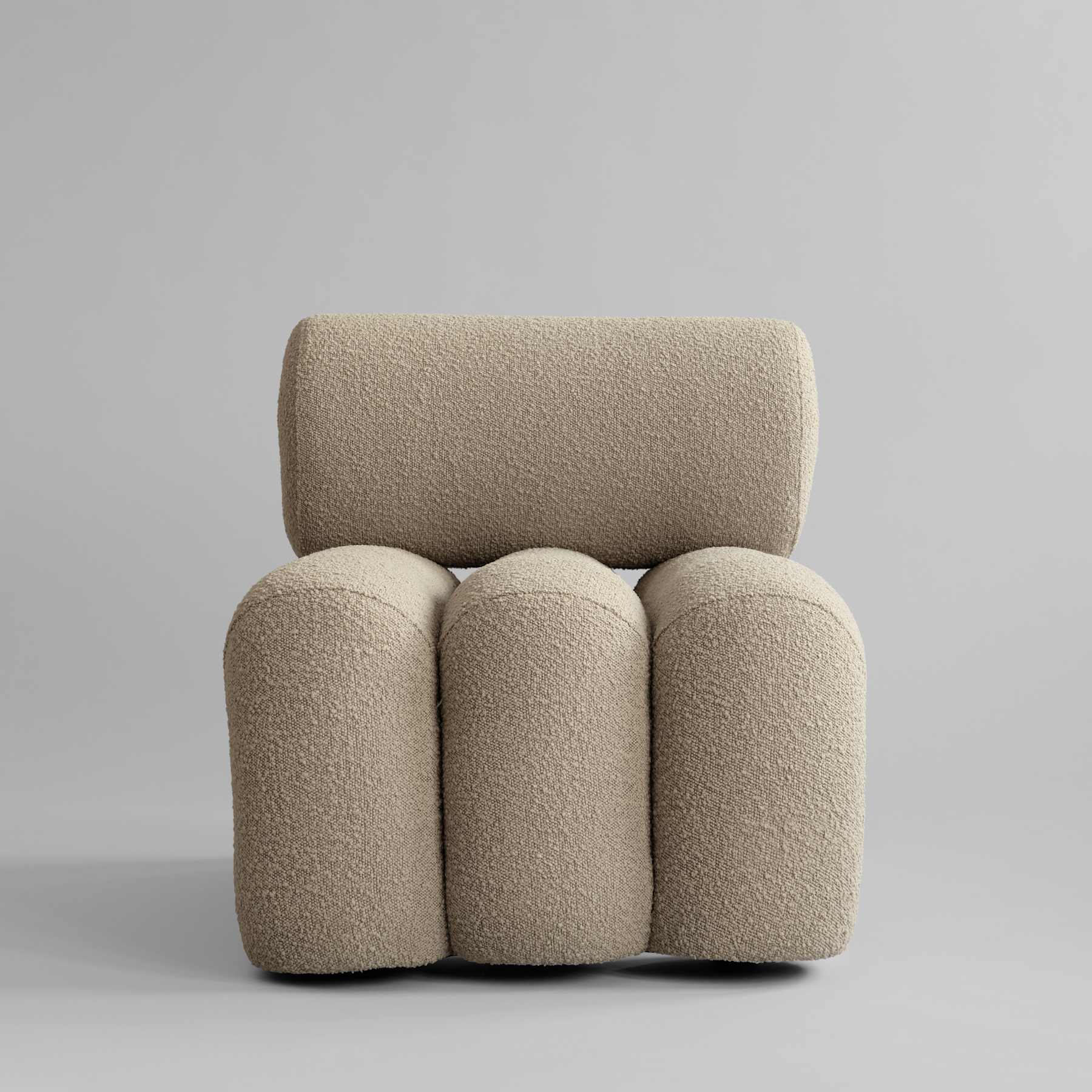 Fotel FOKU piaskowy boucle - Image 6