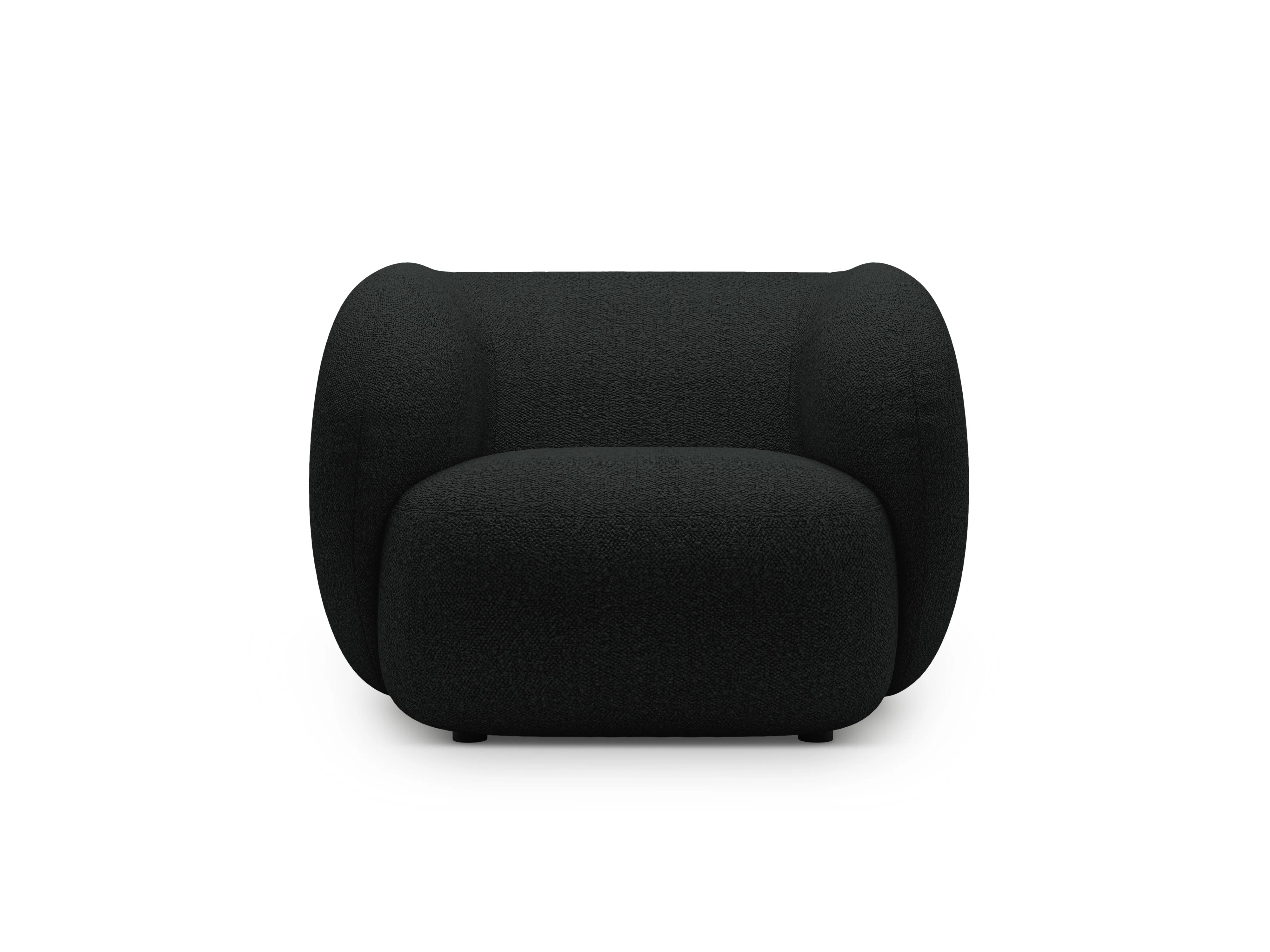 Fotel KATE czarny boucle - Image 2
