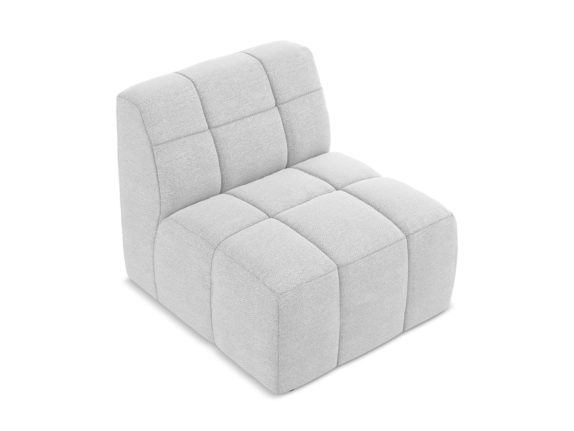 Fotel / moduł ALOHA srebrny boucle - Image 4