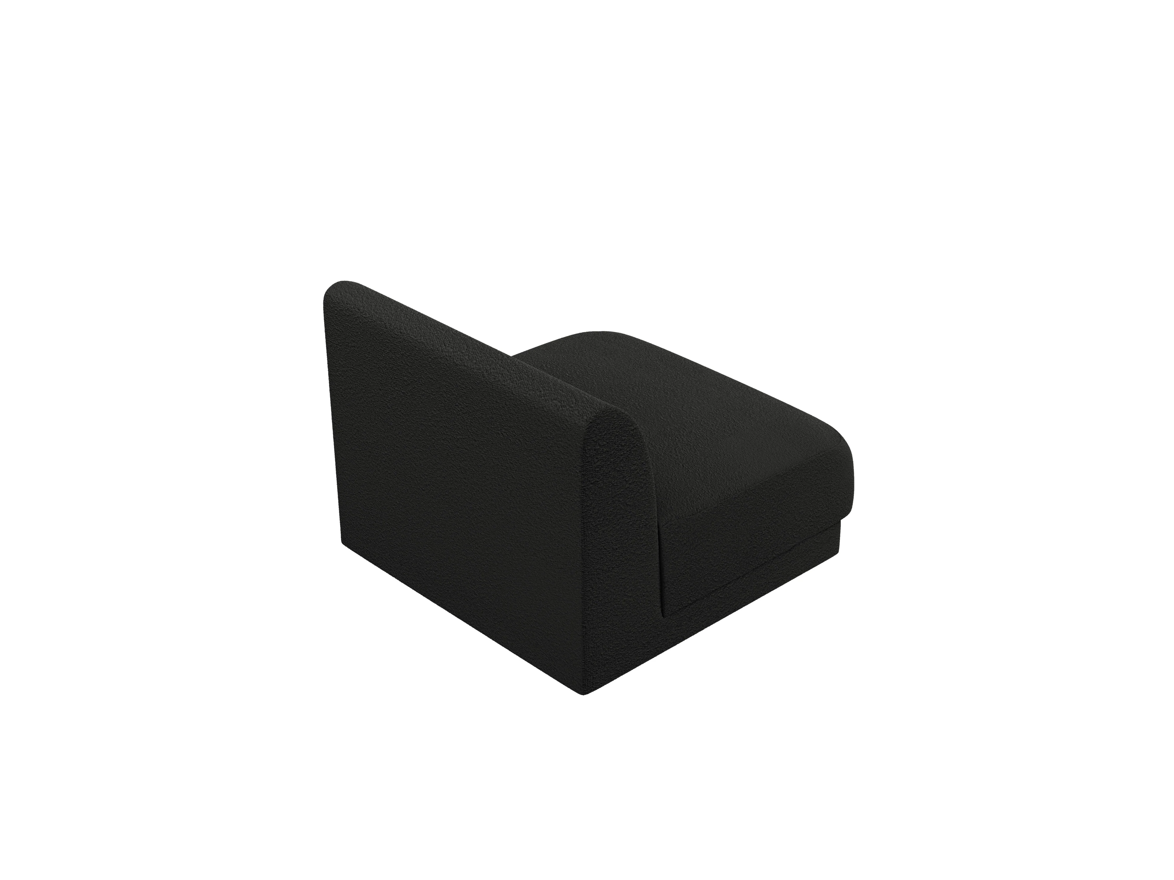 Fotel / moduł  MILEY czarny boucle - Image 3