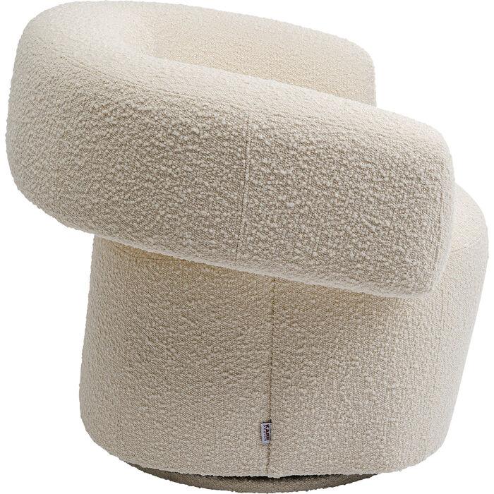 Fotel obrotowy MAYE kremowy boucle - Image 10