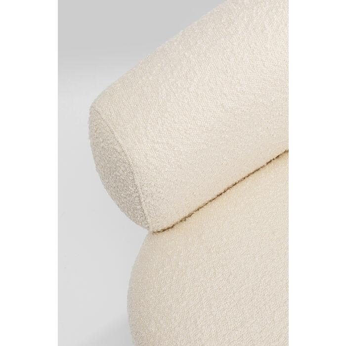 Fotel obrotowy MAYE kremowy boucle - Image 6