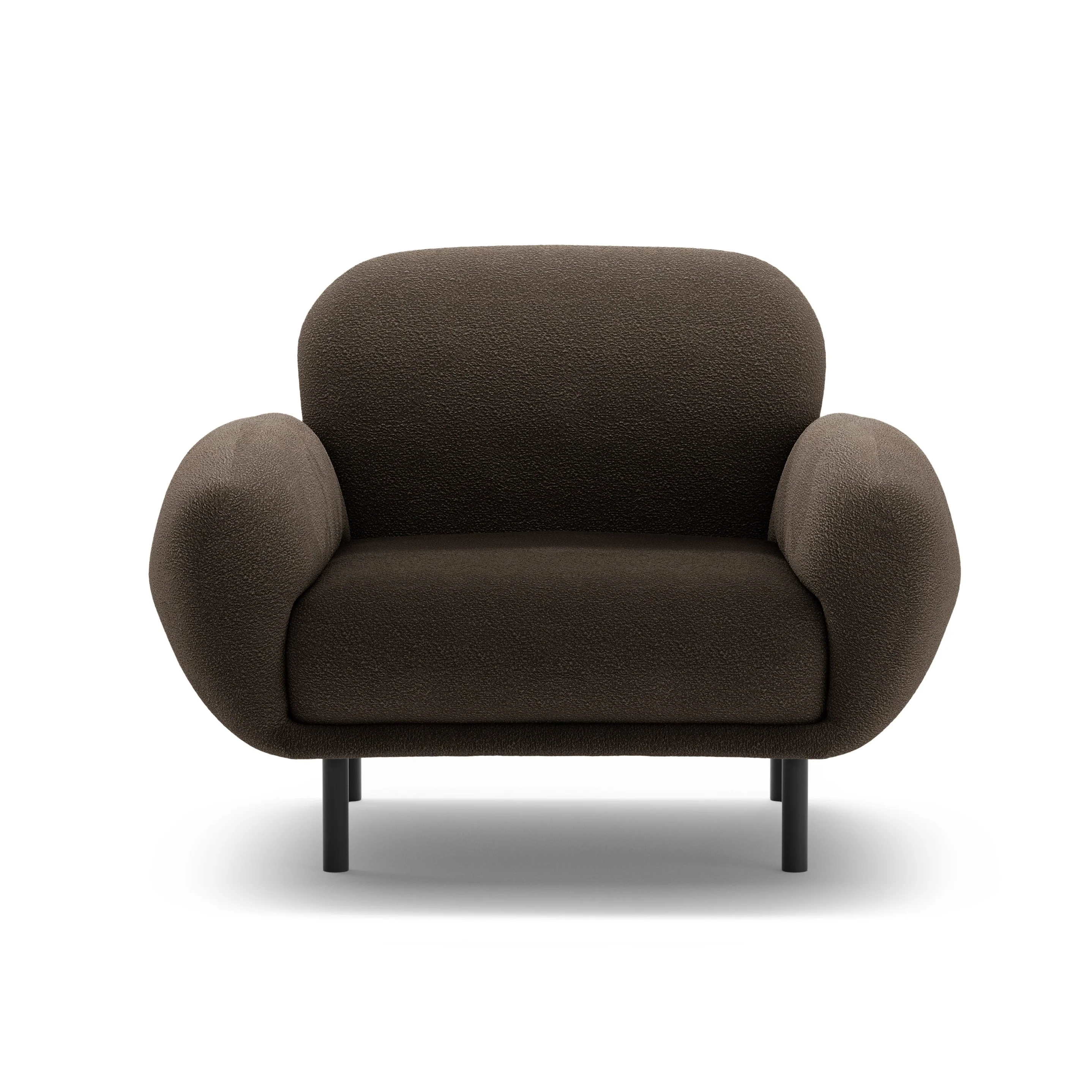 Fotel POPPY brązowy boucle - Image 3