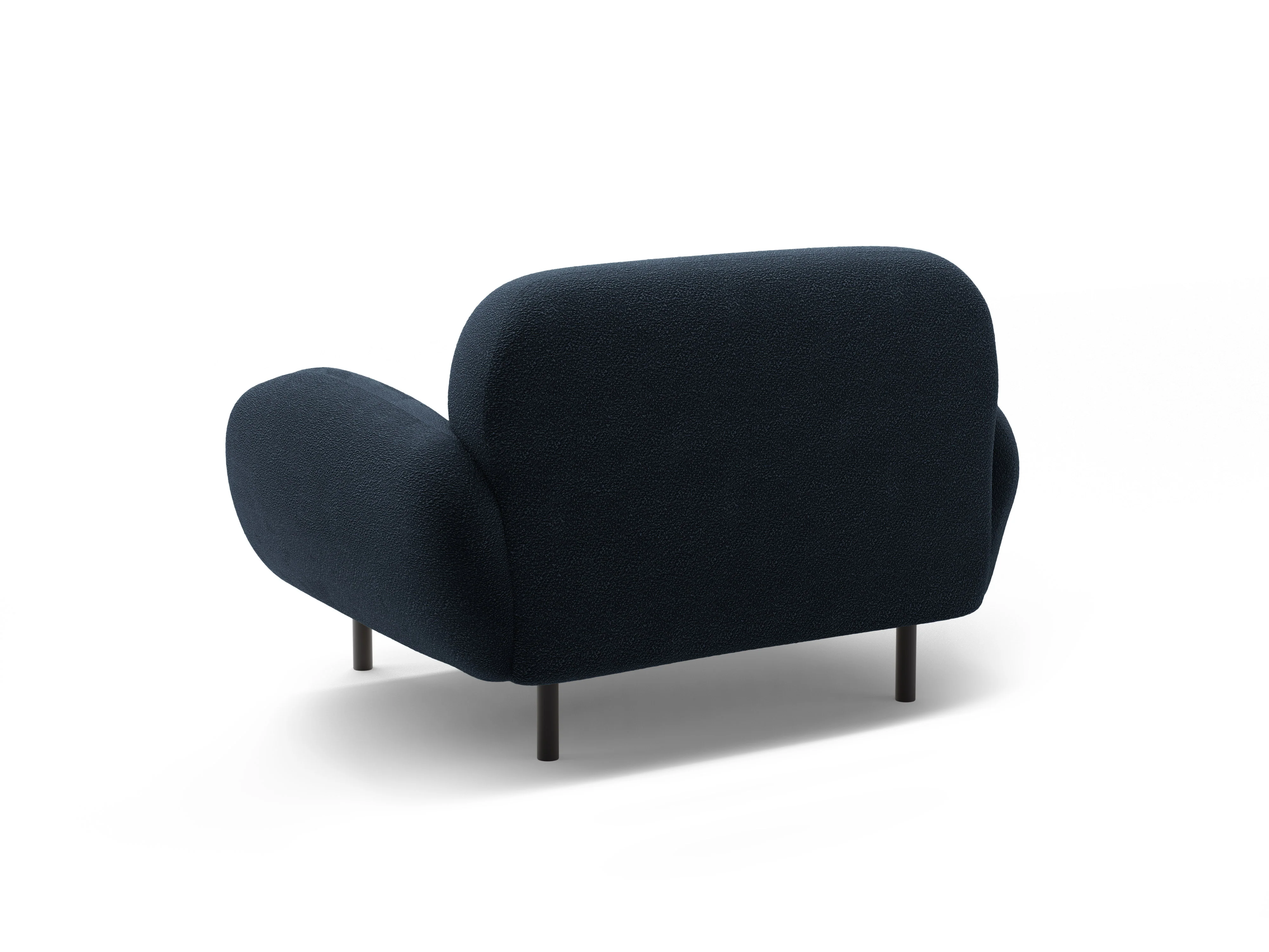 Fotel POPPY ciemnoniebieski boucle - Image 4