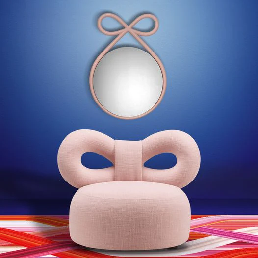 Fotel RIBBON jagodowy - Image 6