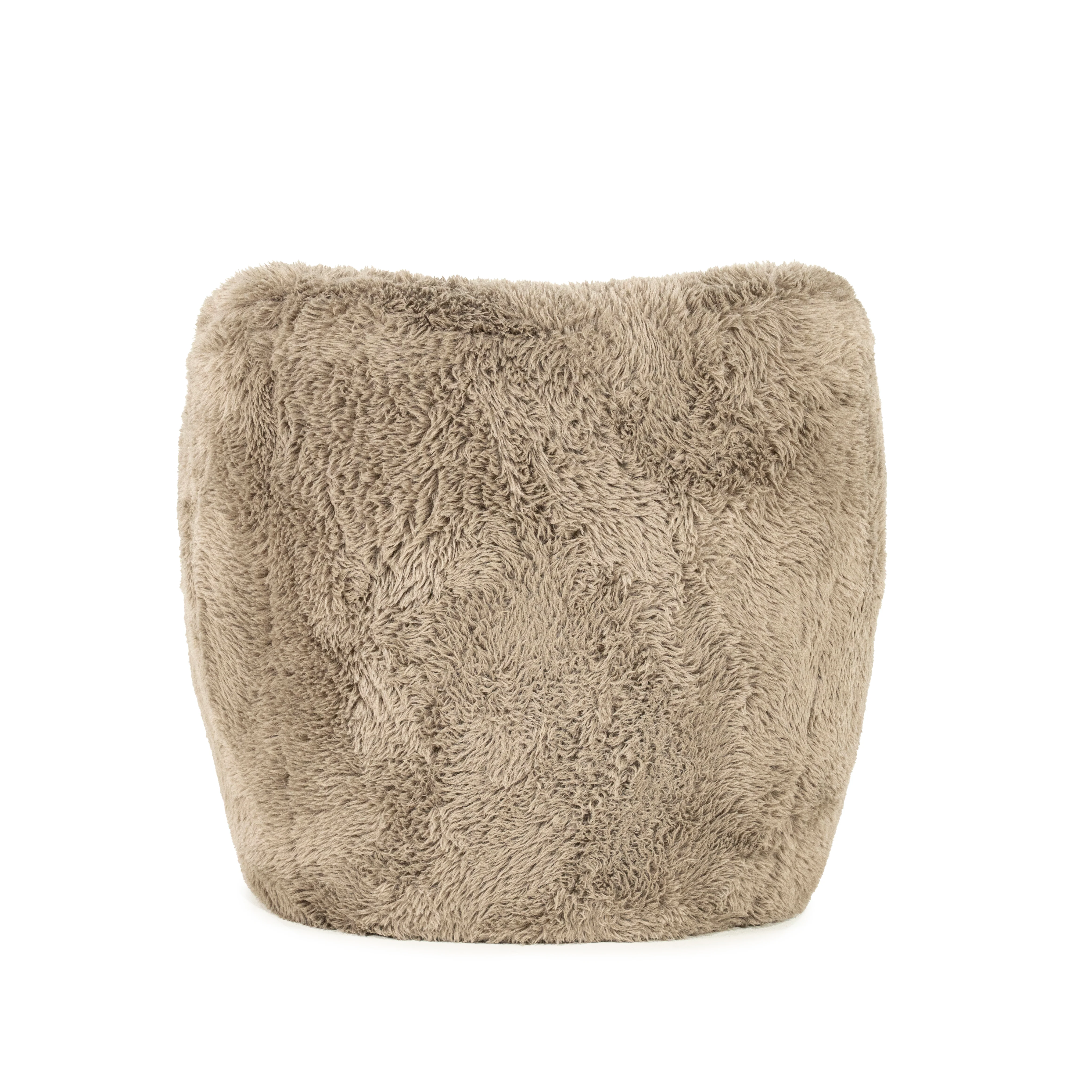 Fotel SAMSON futrzany taupe - Image 9