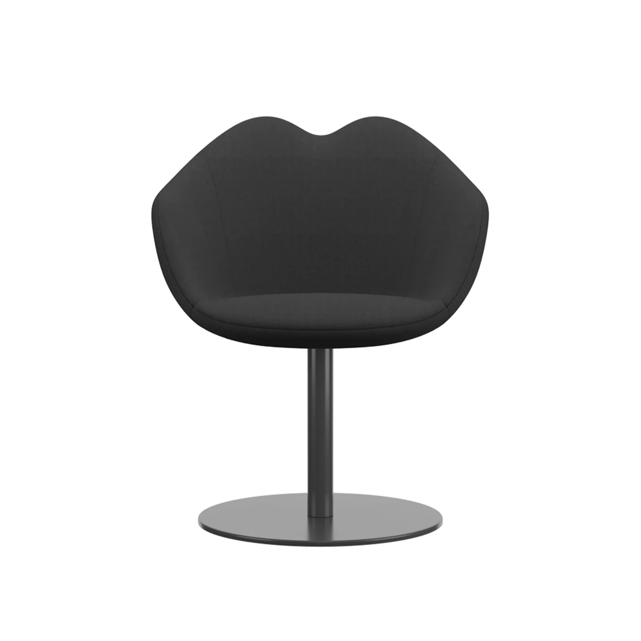 Fotel XOXO ciemnoszary z okrągłą podstawą - Image 3
