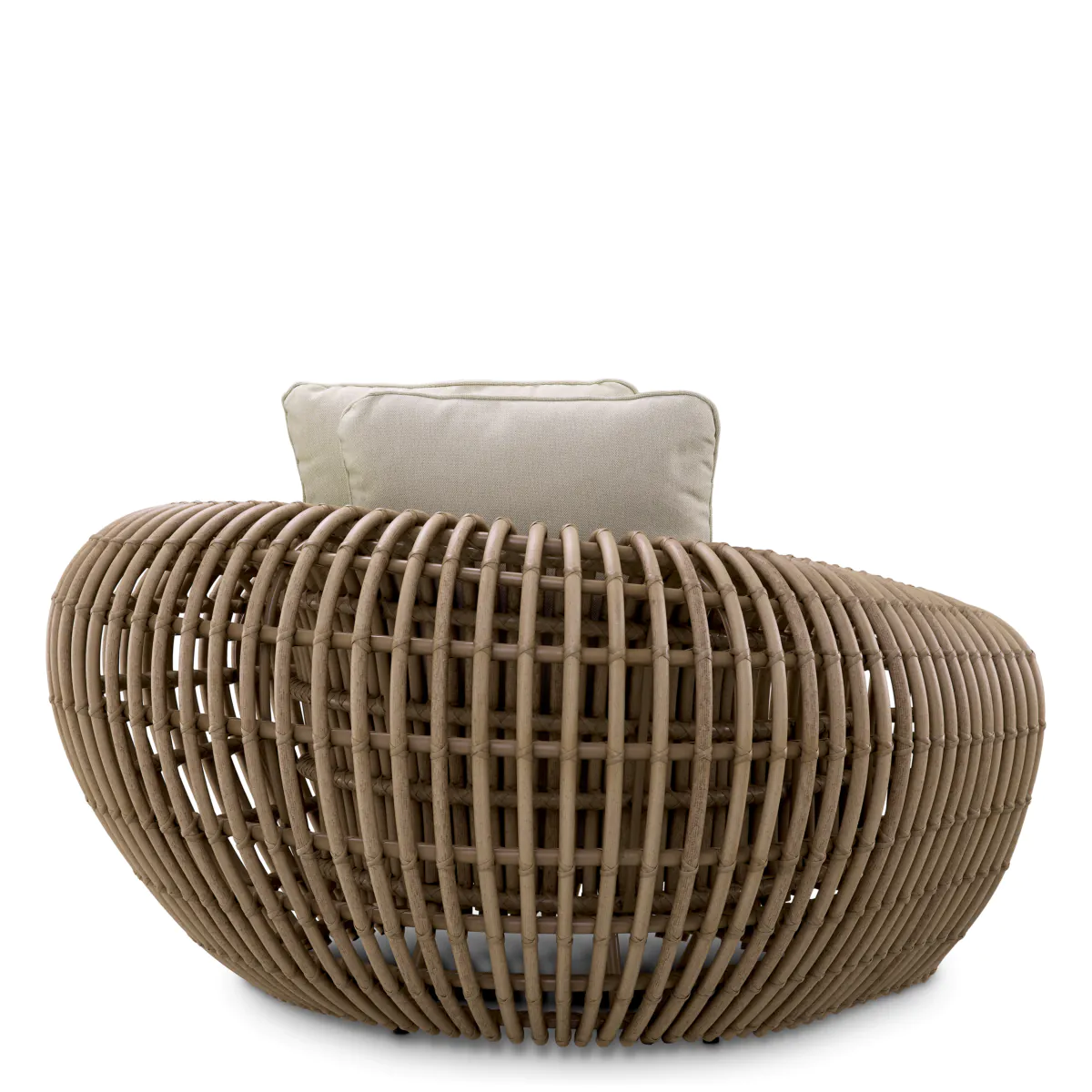 Fotel zewnętrzny SIDERNO syntetyczny rattan - Image 4