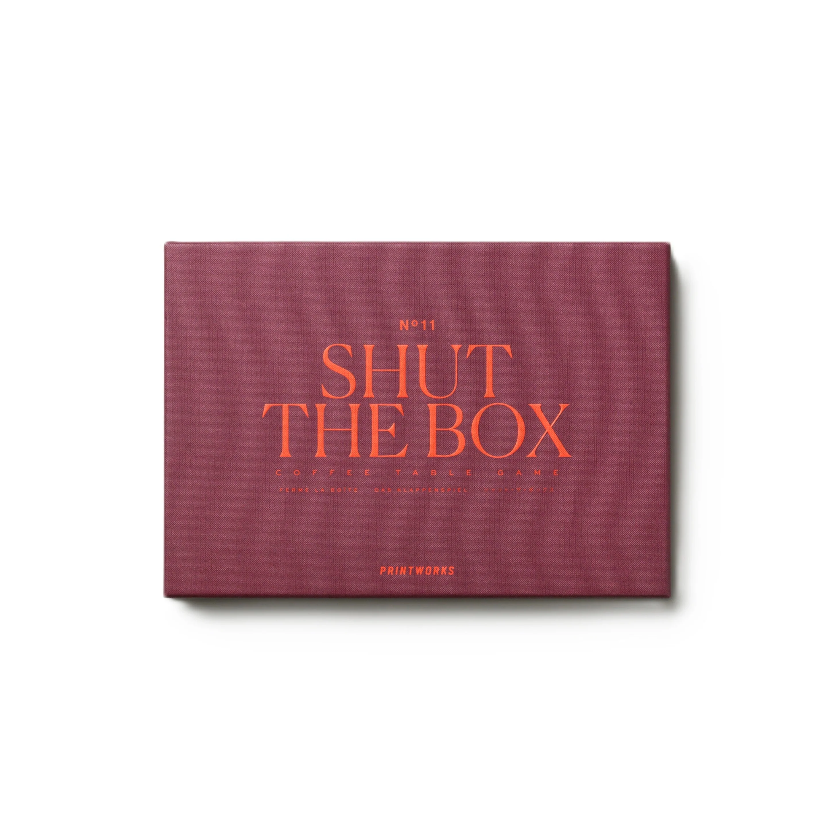 Gra planszowa SHUT THE BOX bordowy - Image 4