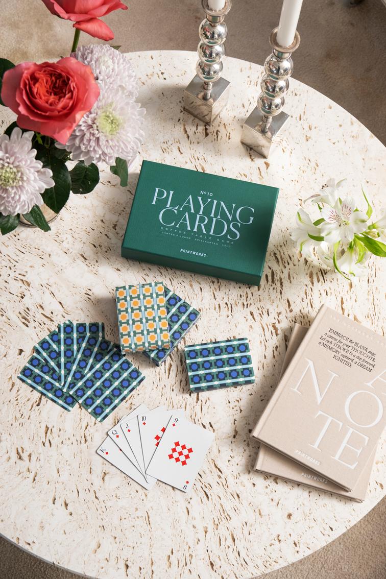 Karty do gry PLAYING CARDS zielony - Image 2