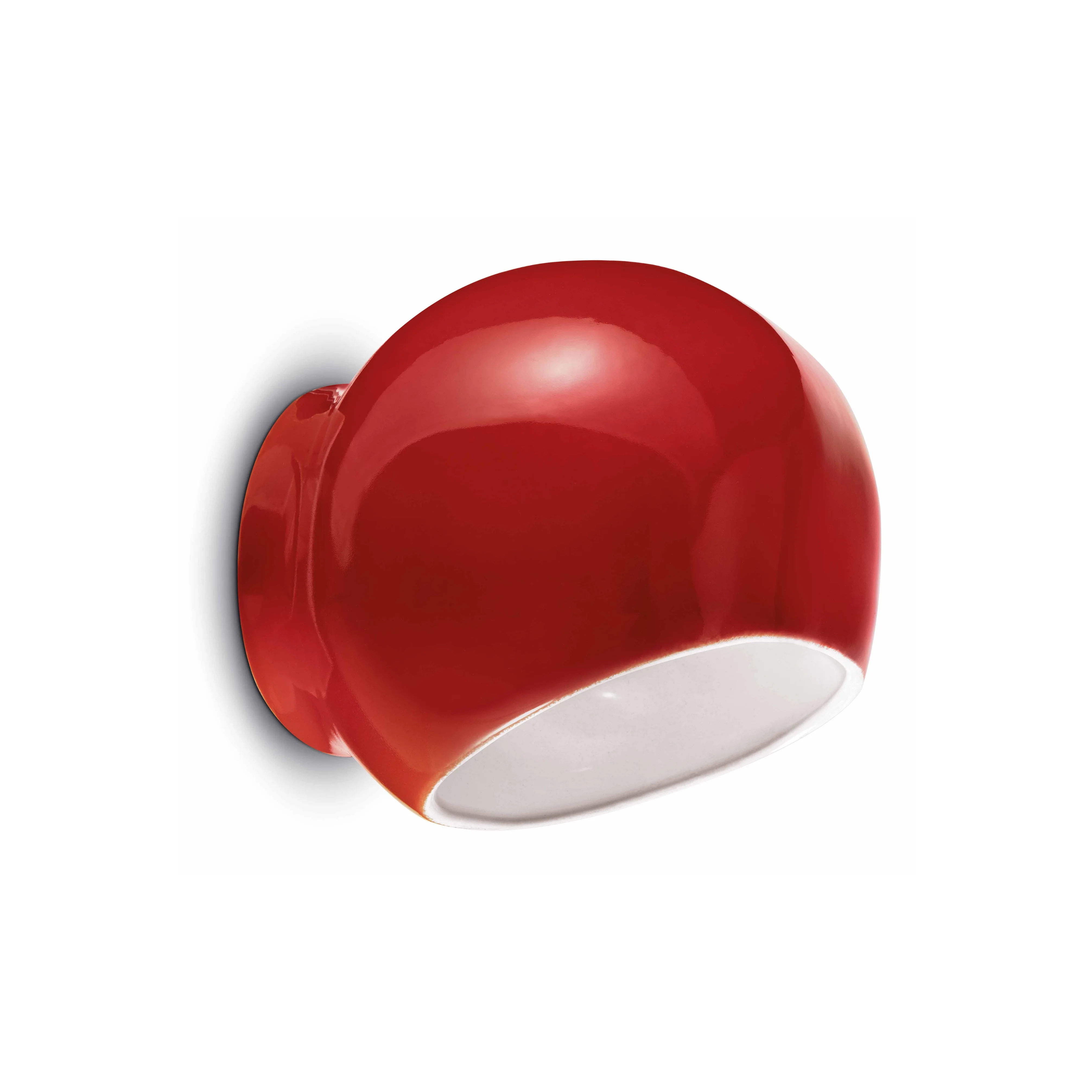 Kinkiet ceramiczny AYRTON czerwony
