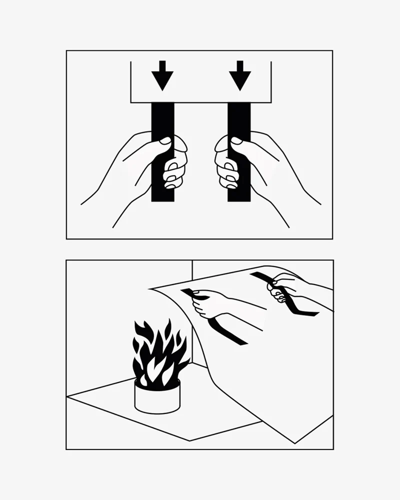 Koc gaśniczy FIRE BLANKET wiśniowy - Image 6