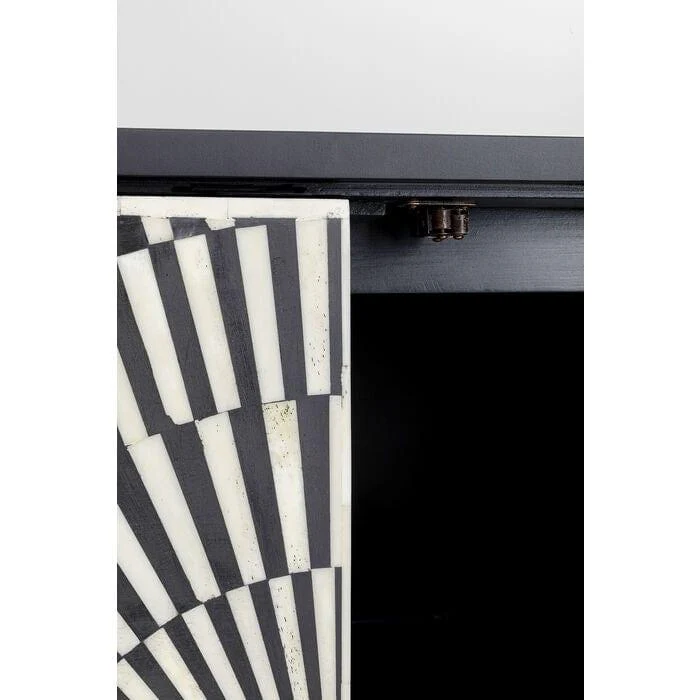 Komoda ELECTRO czarny ze złotymi detalami - Image 10