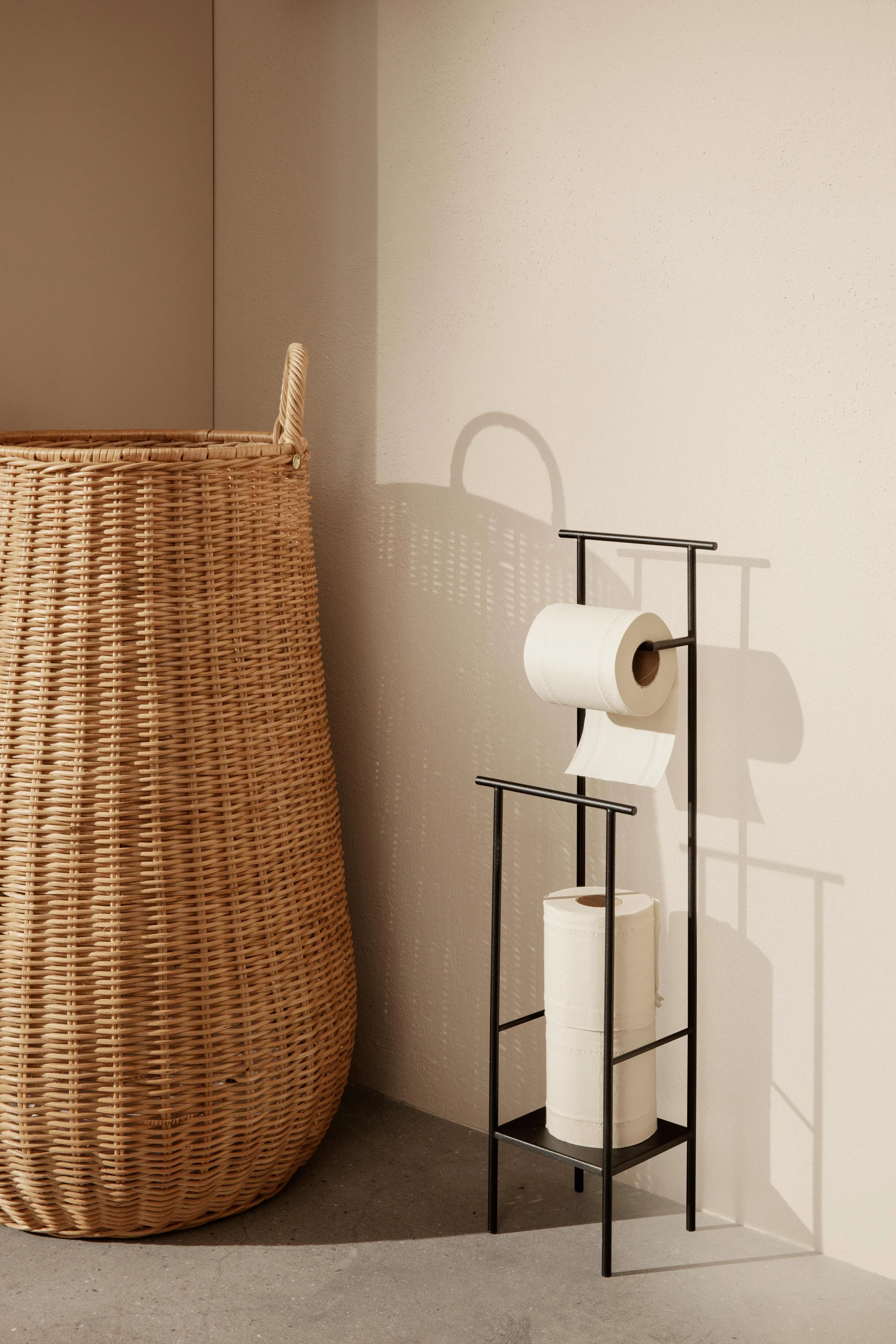 Kosz na pranie BRAIDED LAUNDRY BASKET rattan - Image 3