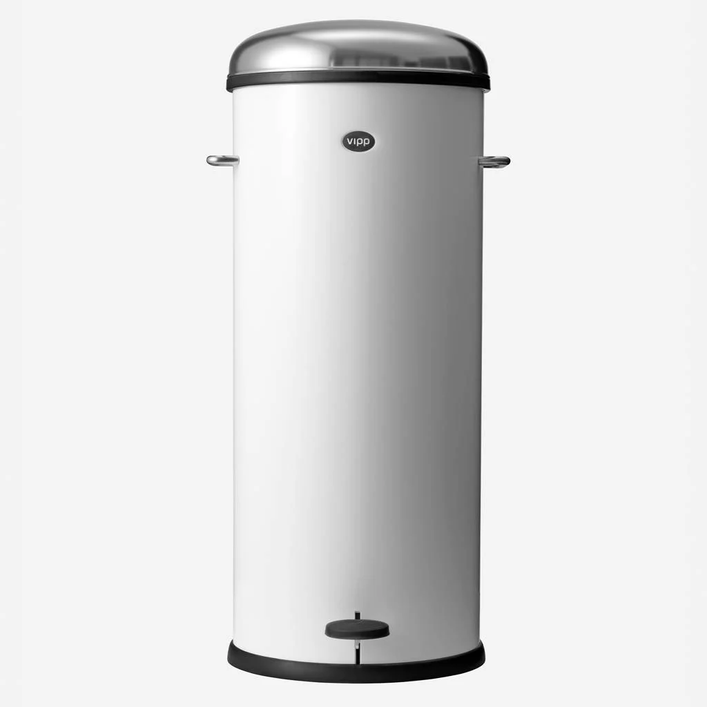 Kosz na śmieci PEDAL BIN biały - Image 4