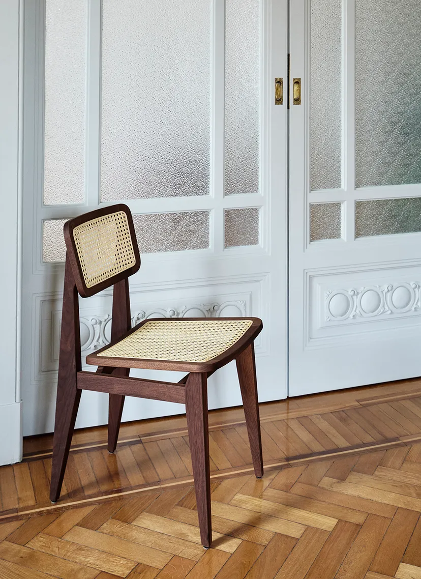 Krzesło C-CHAIR drewno dębowe z plecionką - Image 4