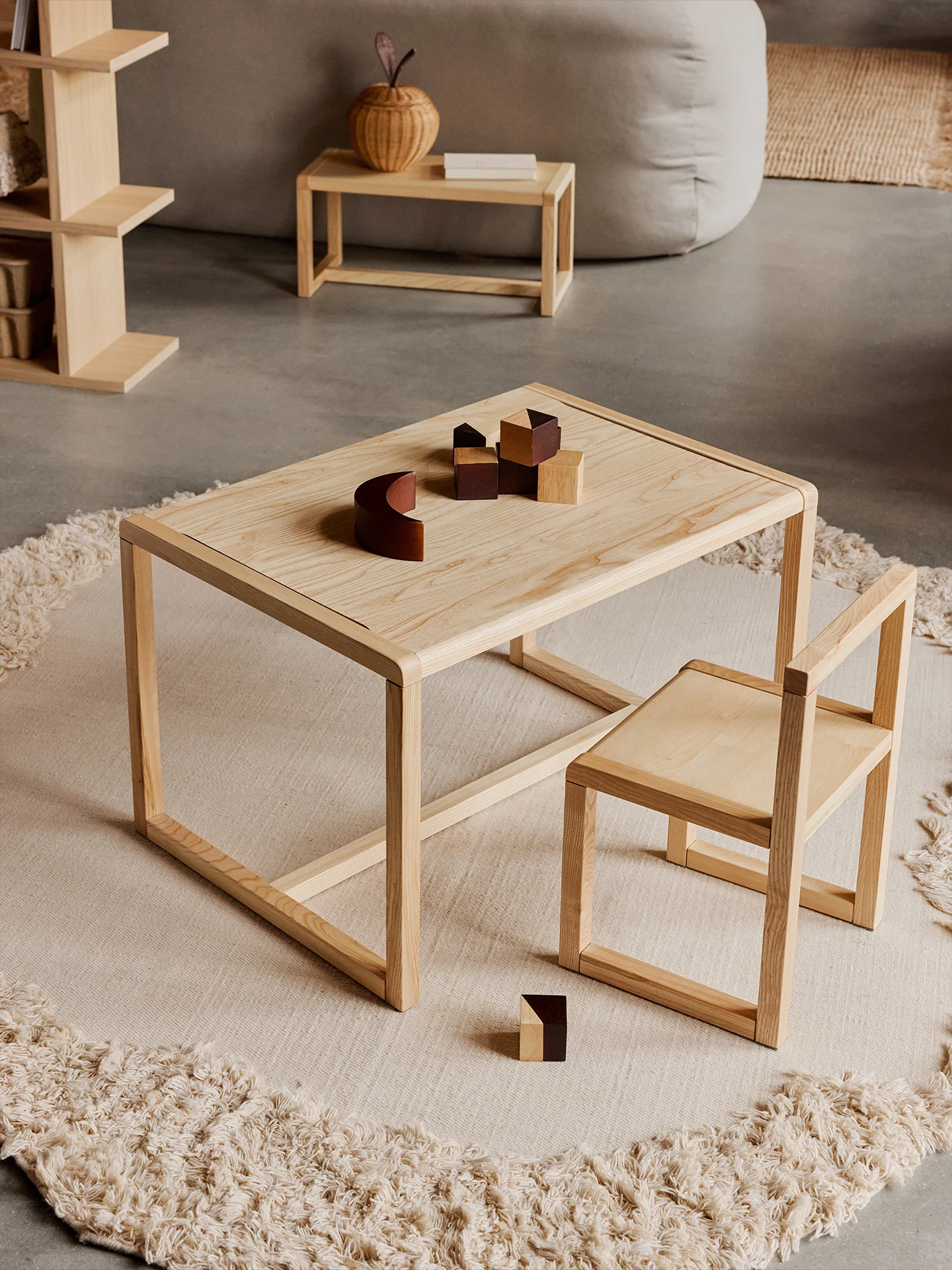 Krzesło dziecięce LITTLE ARCHITECT fornir jesionowy - Image 2