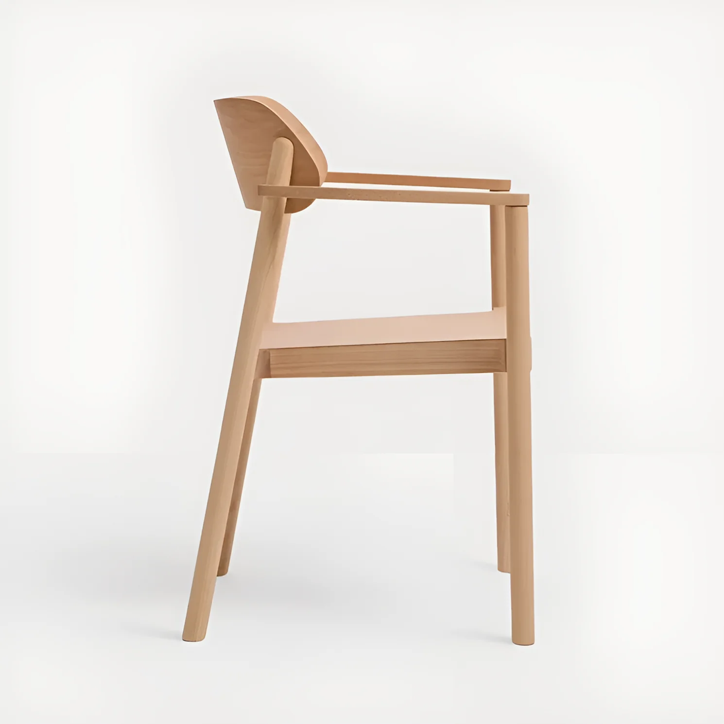 Krzesło z podłokietnikami NIMM B-4590 drewno bukowe - Image 6