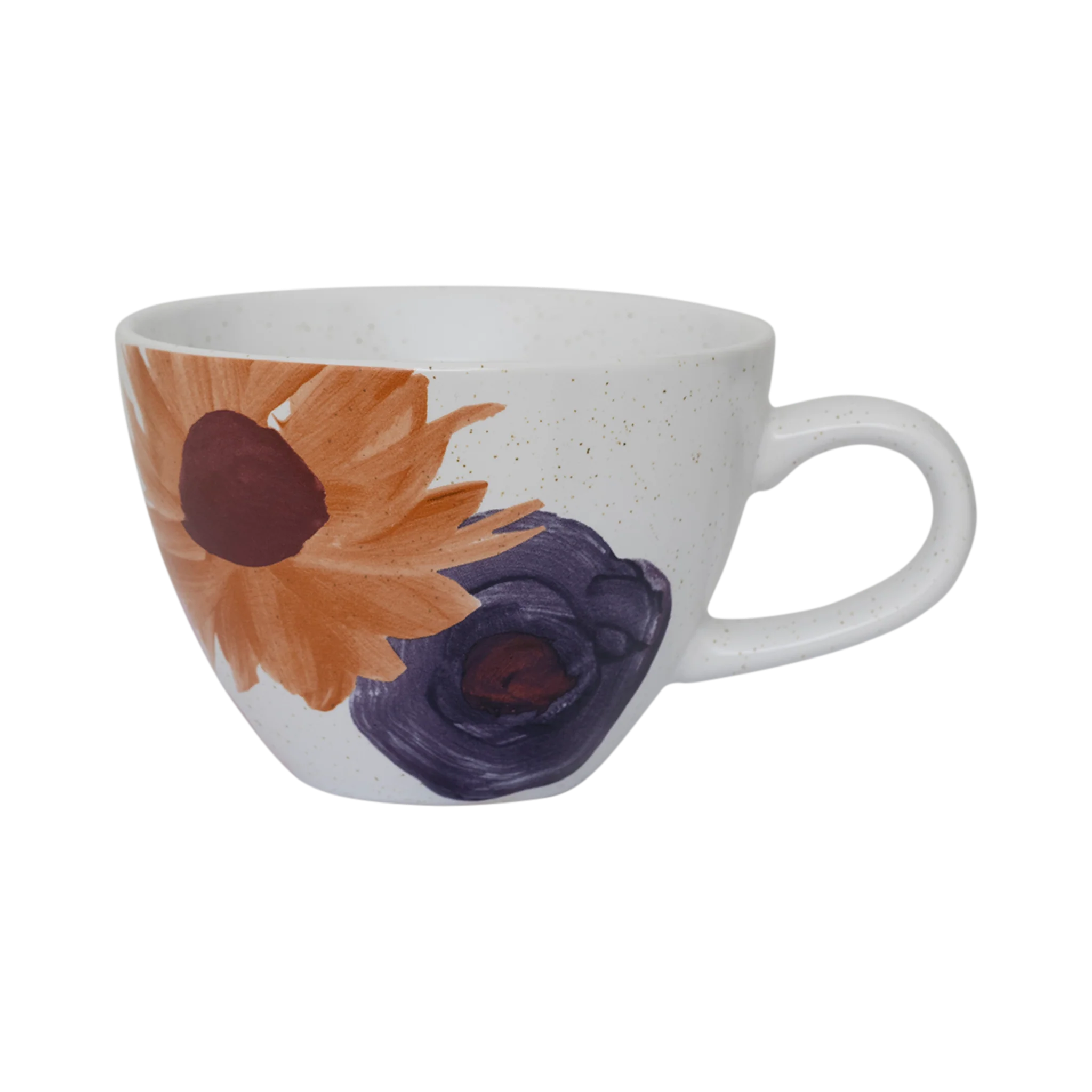 Kubek ceramiczny HANAKO motyw roślinny