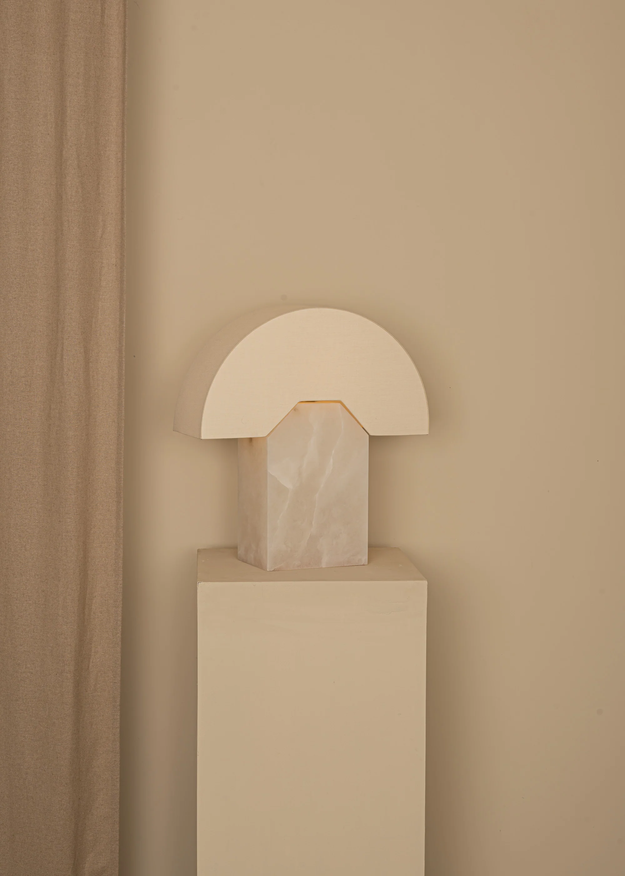 Lampa stołowa EDNA biały alabaster - Image 7
