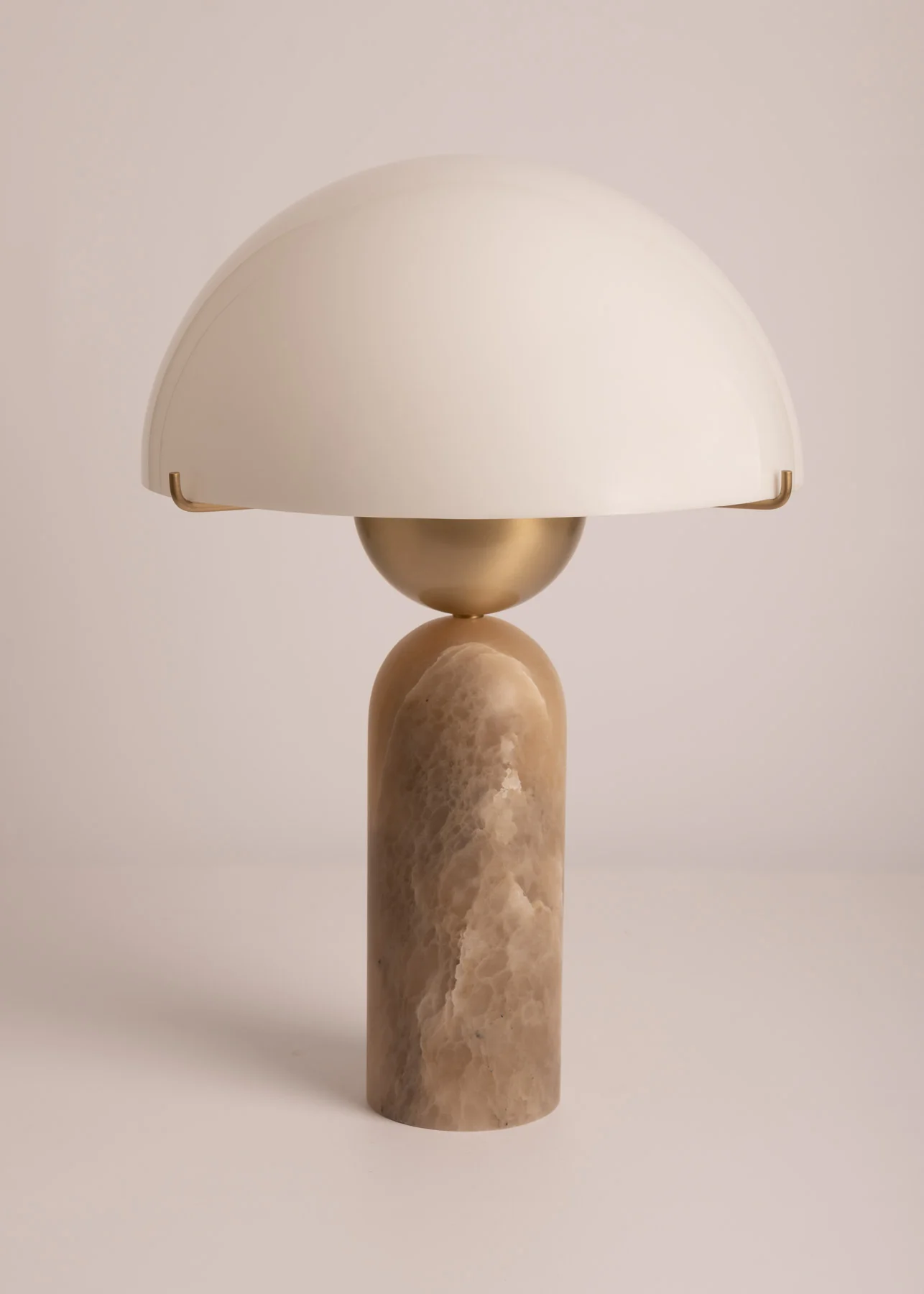 Lampa stołowa PEONO ciemnobeżowy alabaster - Image 10